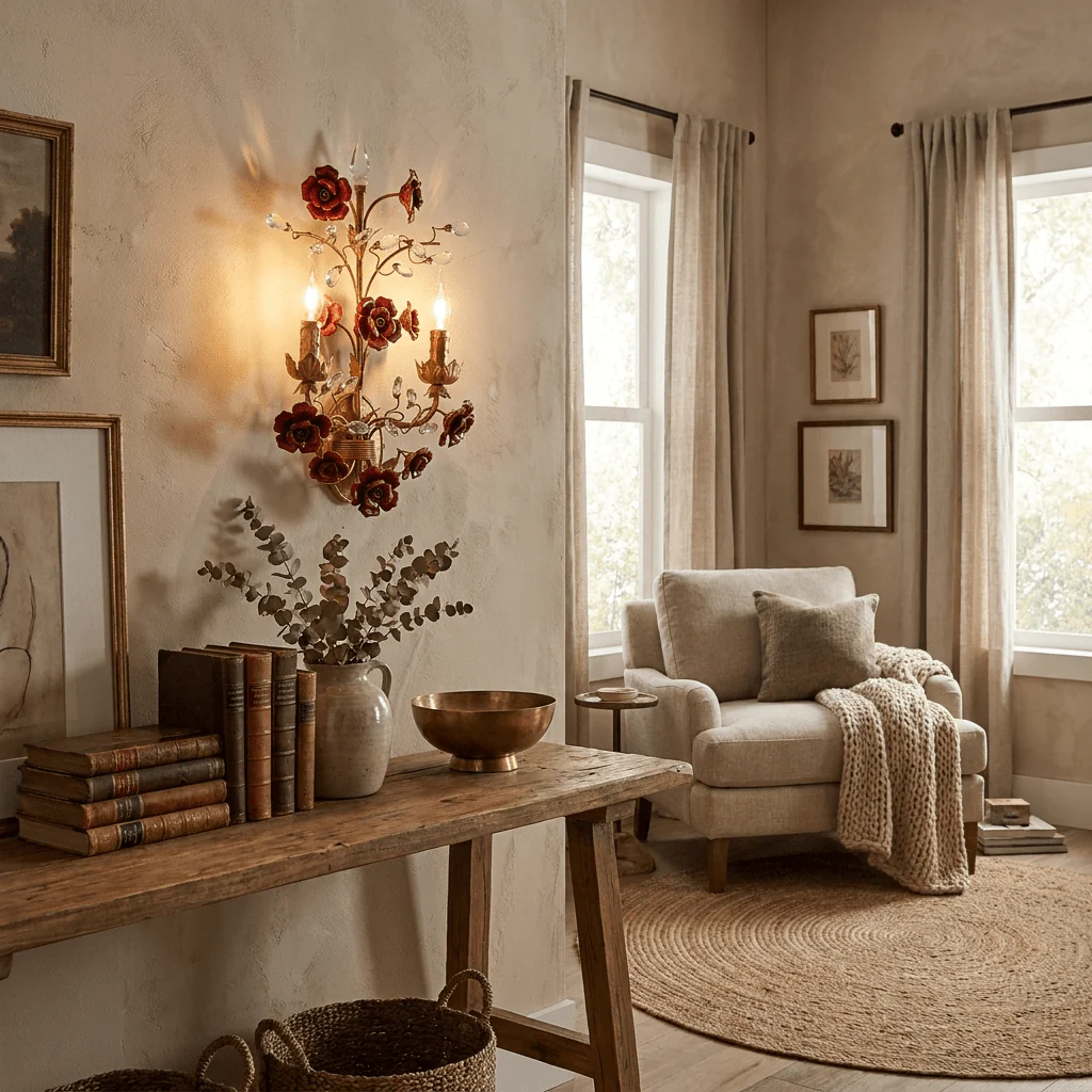 Rose Wall Sconce - Image 4