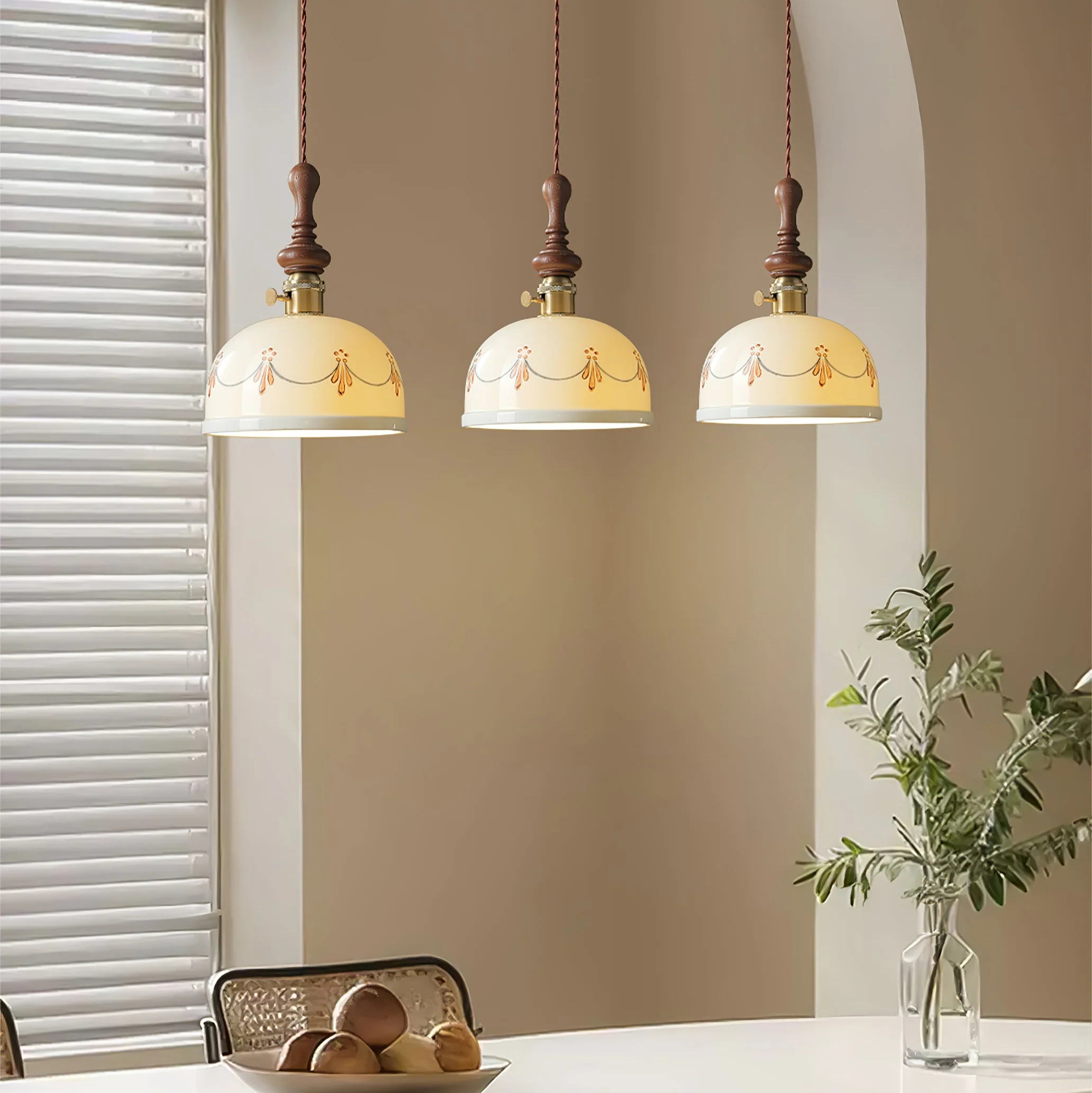Roselind Ceramic Pendant Light - Image 3
