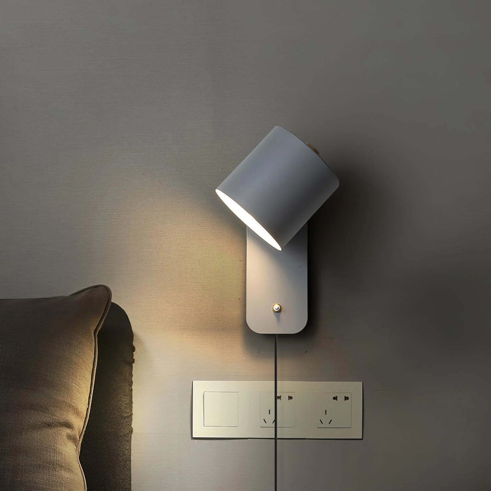 Rotatable Cylinder Plug-in Wall Lamp - Image 11