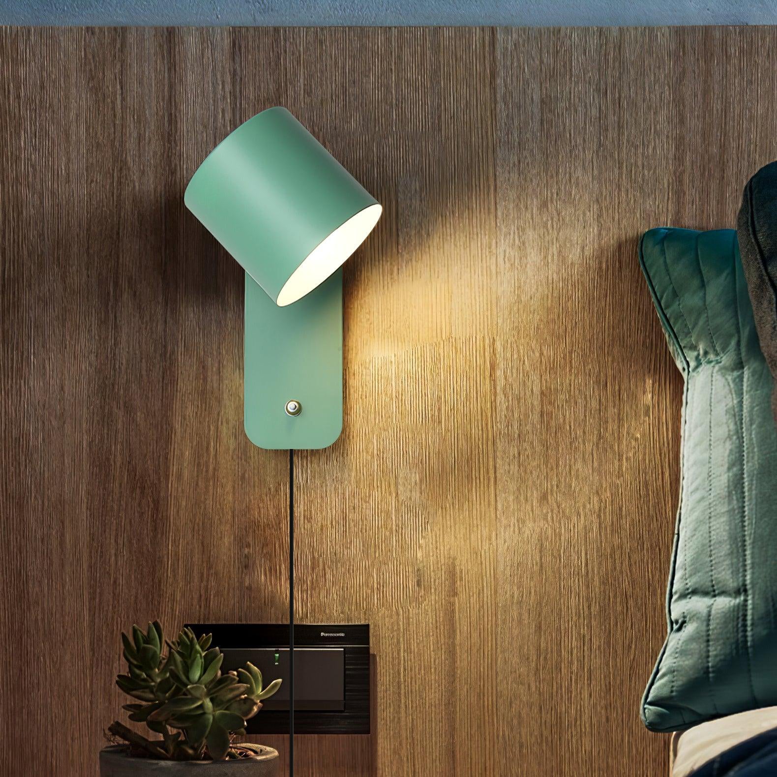 Rotatable Cylinder Plug-in Wall Lamp - Image 12