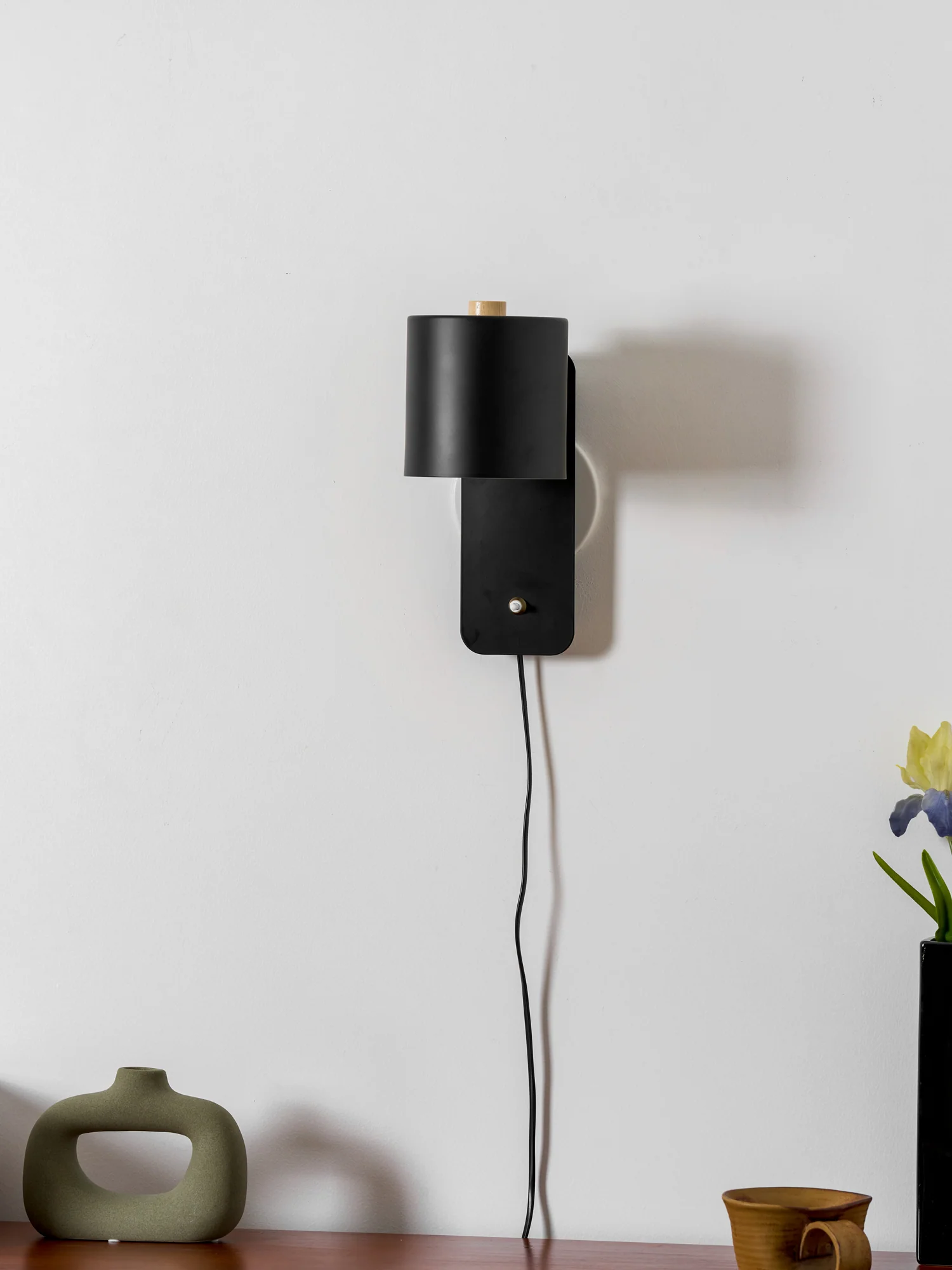 Rotatable Cylinder Plug-in Wall Lamp - Image 26