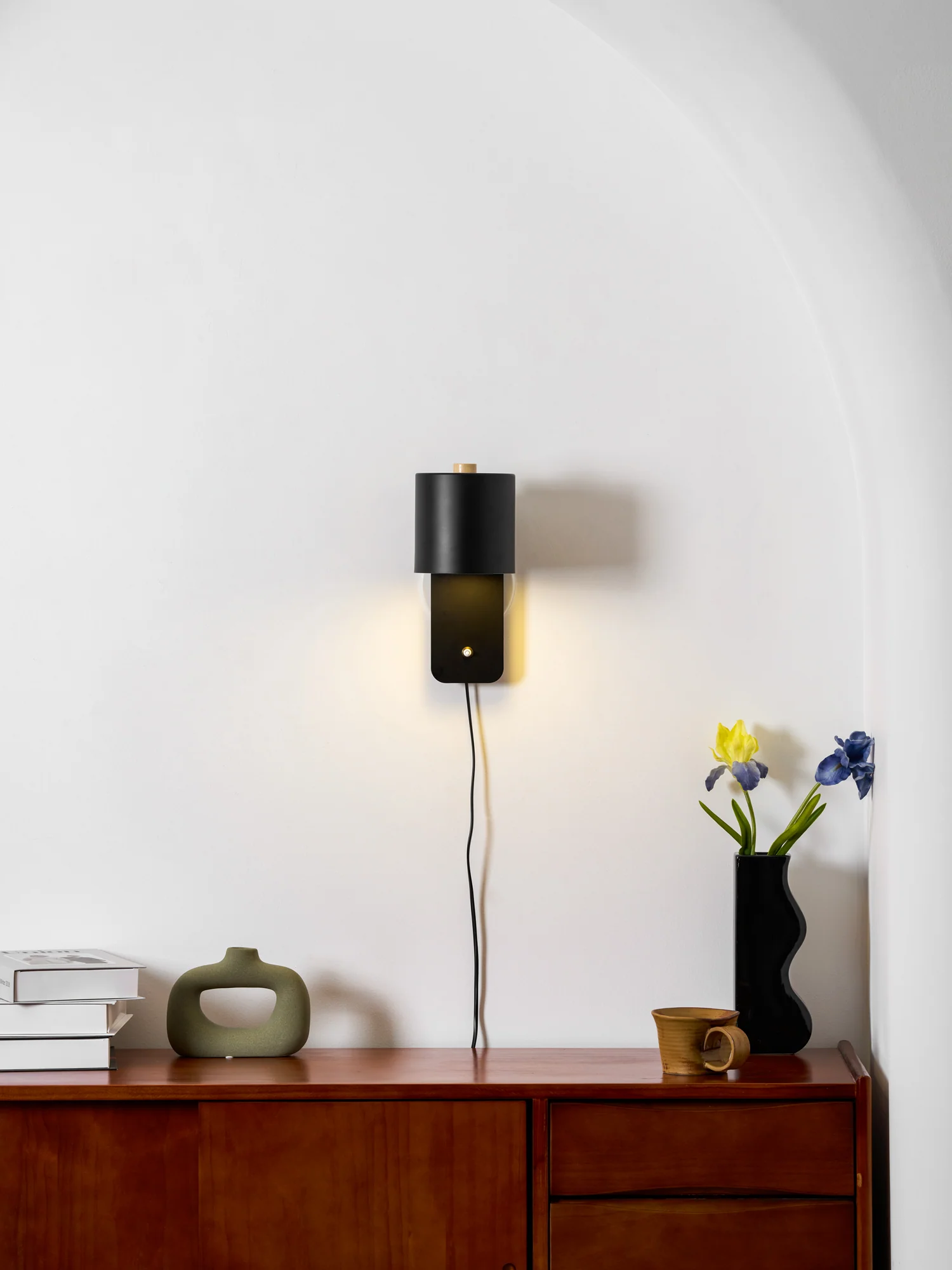 Rotatable Cylinder Plug-in Wall Lamp - Image 30