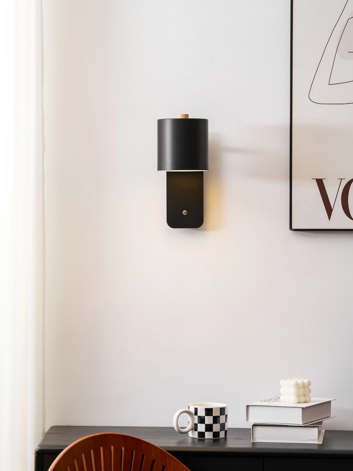 Rotatable Cylinder Rechargeable Wall Lamp - Image 15