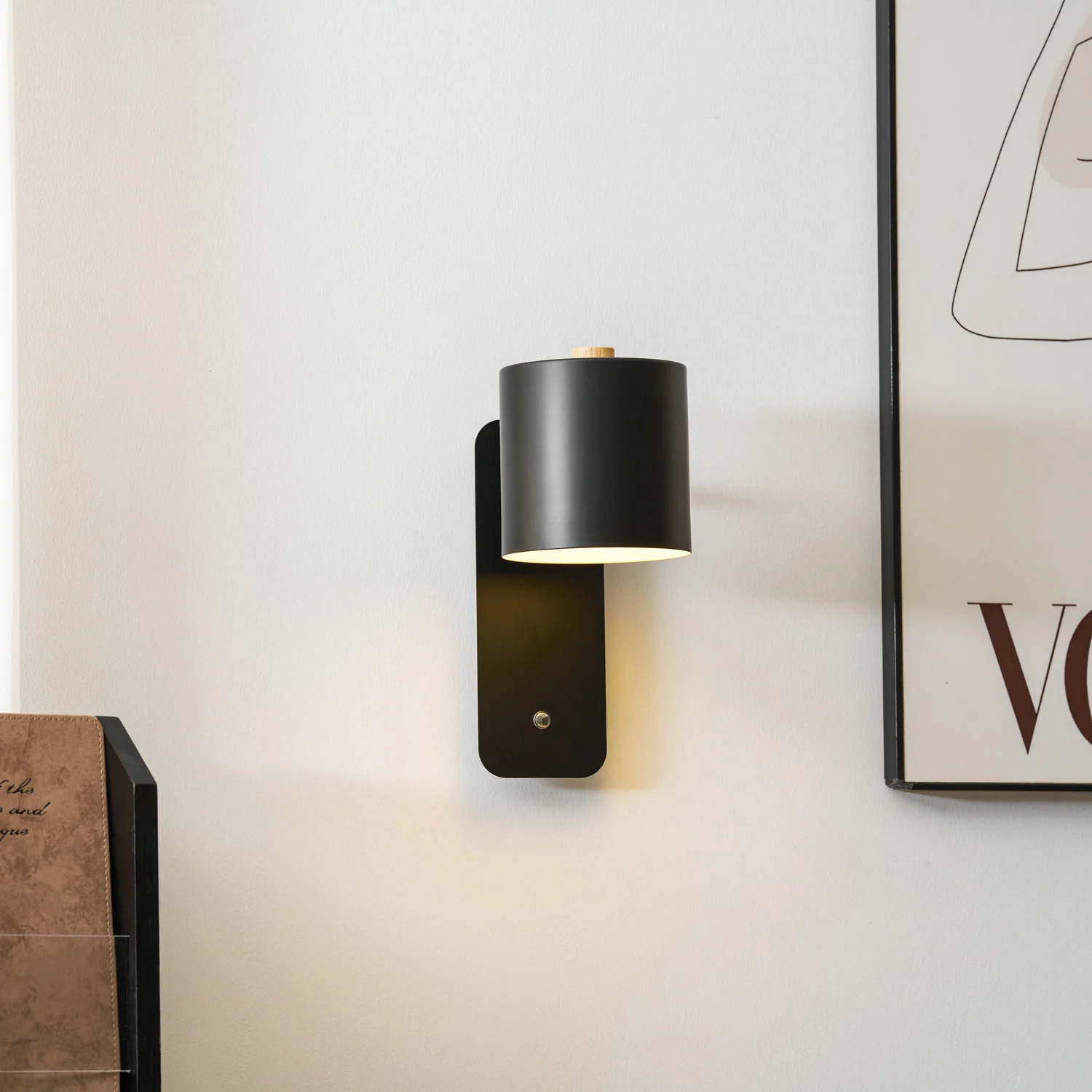 Rotatable Cylinder Rechargeable Wall Lamp - Image 16