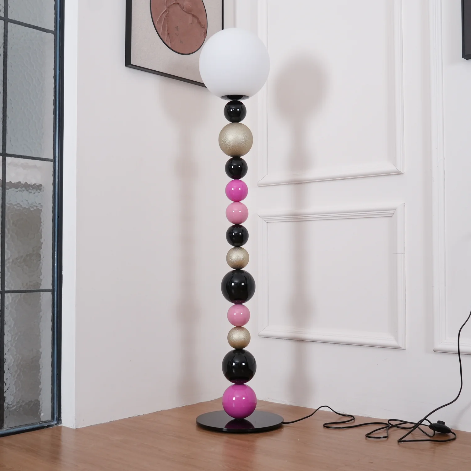 Round Balls Stacking Floor Lamp - Image 10