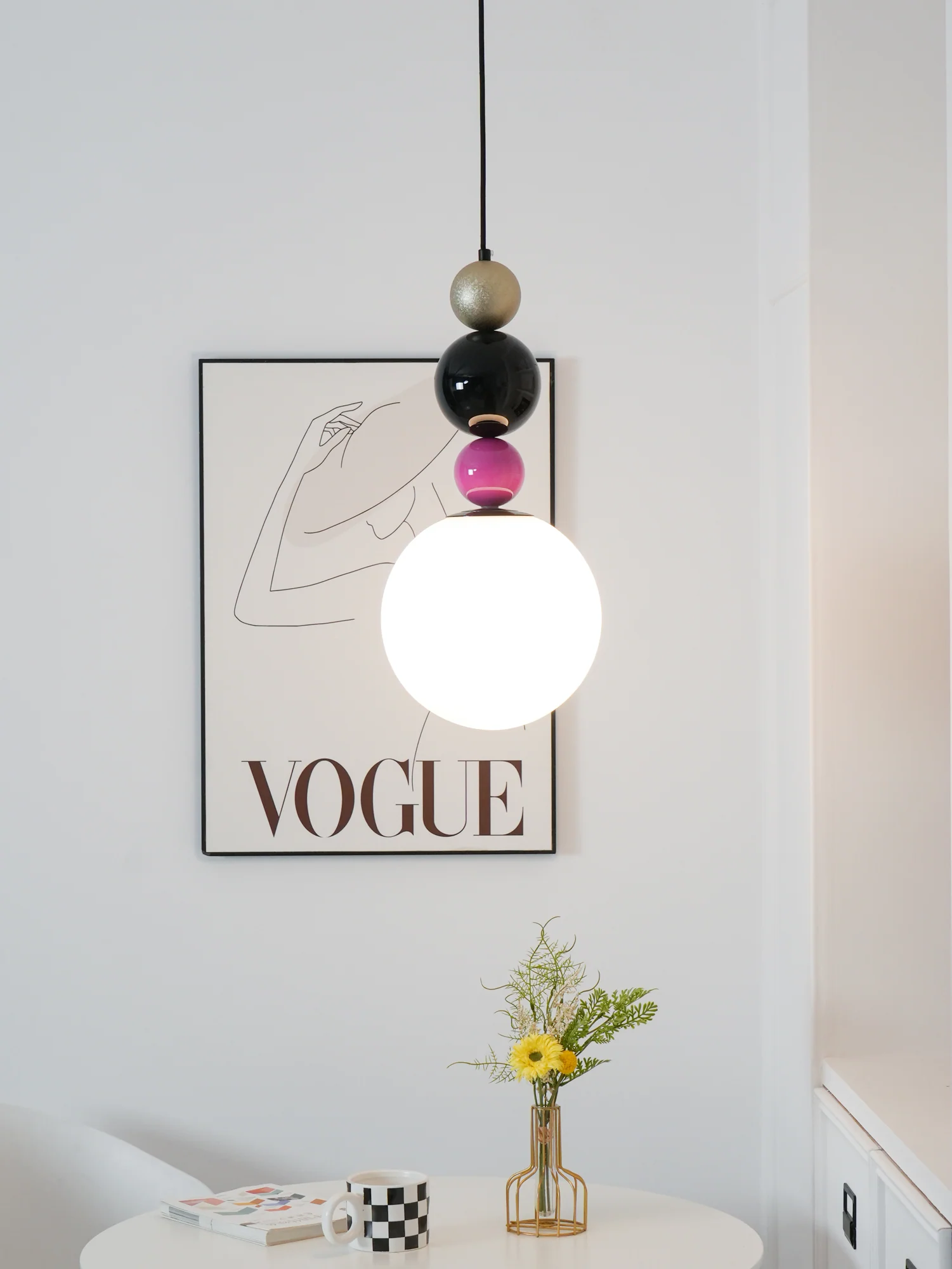 Round Balls Stacking Pendant Lamp - Image 3