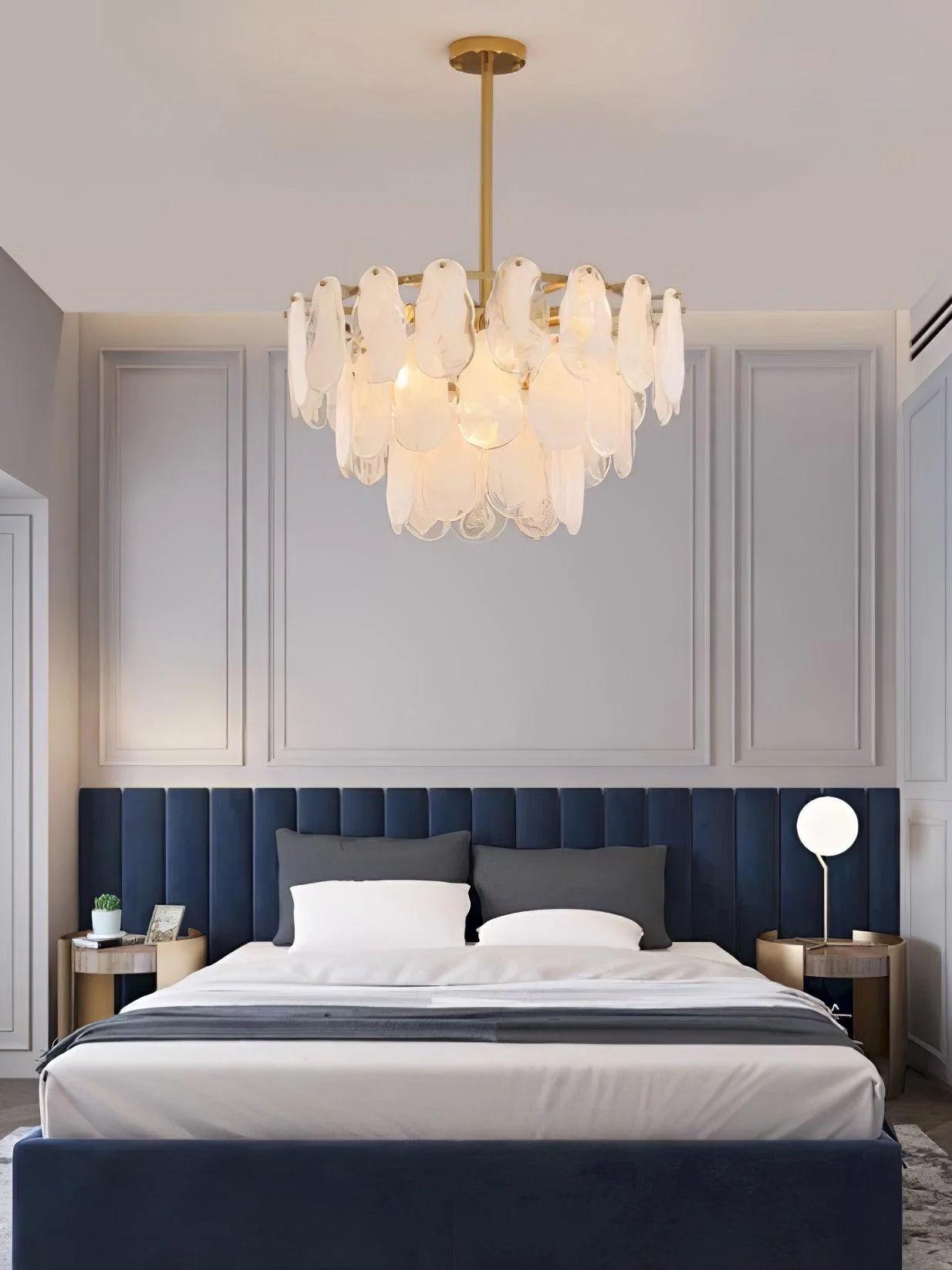 Round Cloud Glass Chandelier - Image 16