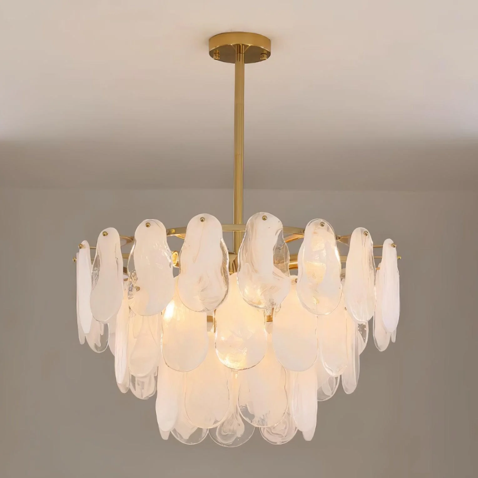 Round Cloud Glass Chandelier - Image 20