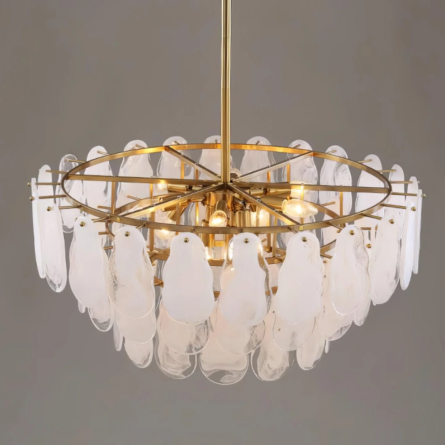 Round Cloud Glass Chandelier - Image 23