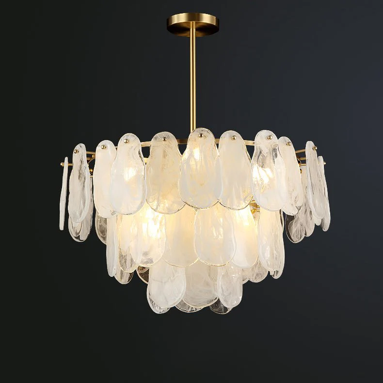 Round Cloud Glass Chandelier - Image 33