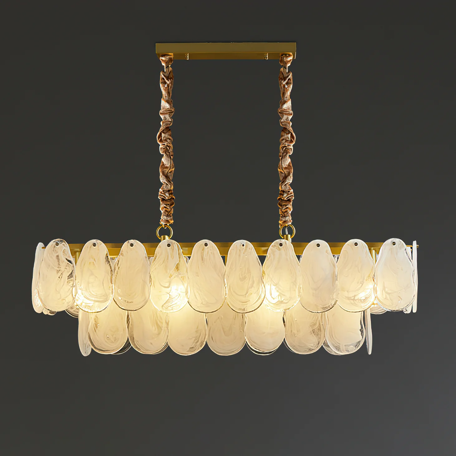 Round Cloud Glass Chandelier - Image 36