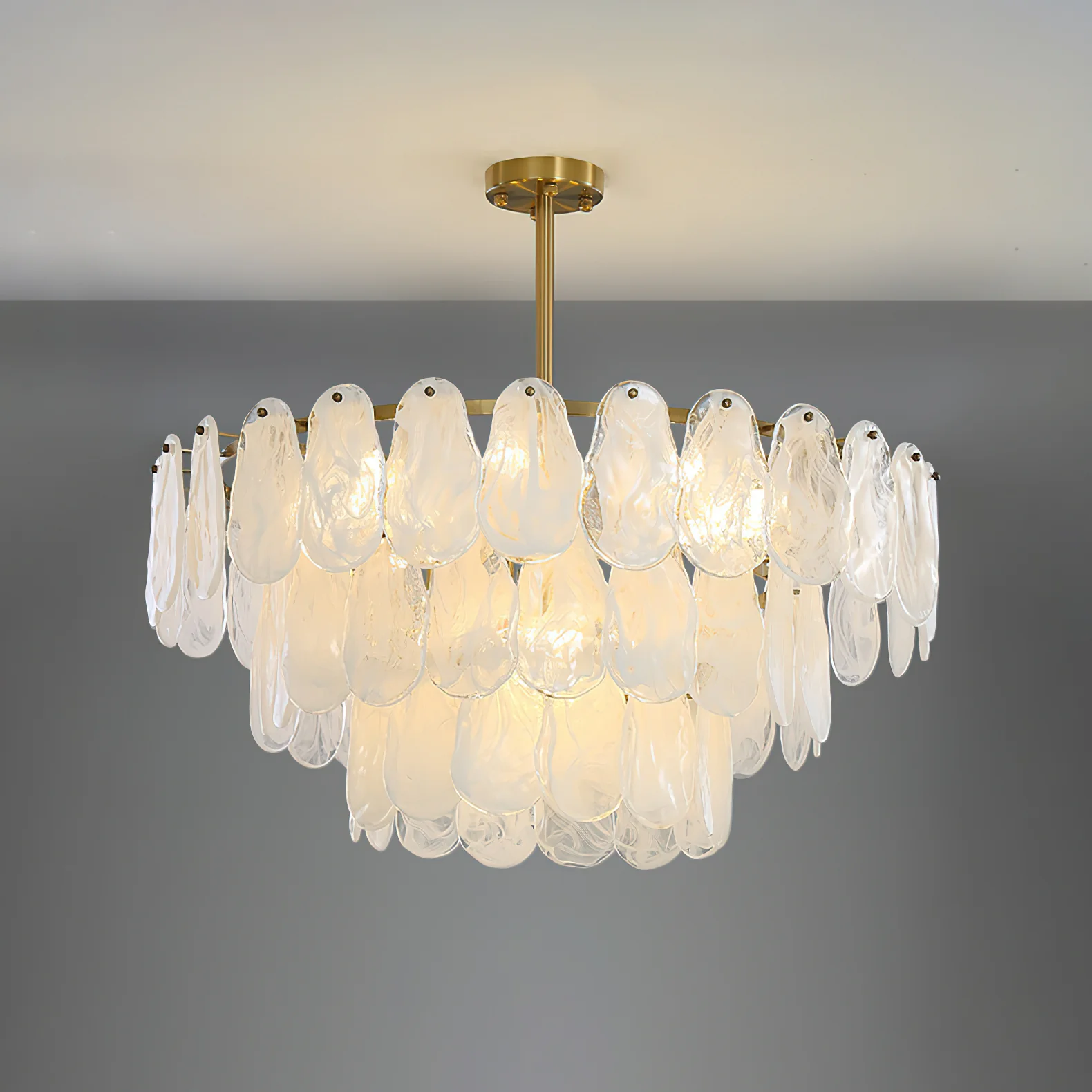 Round Cloud Glass Chandelier - Image 39