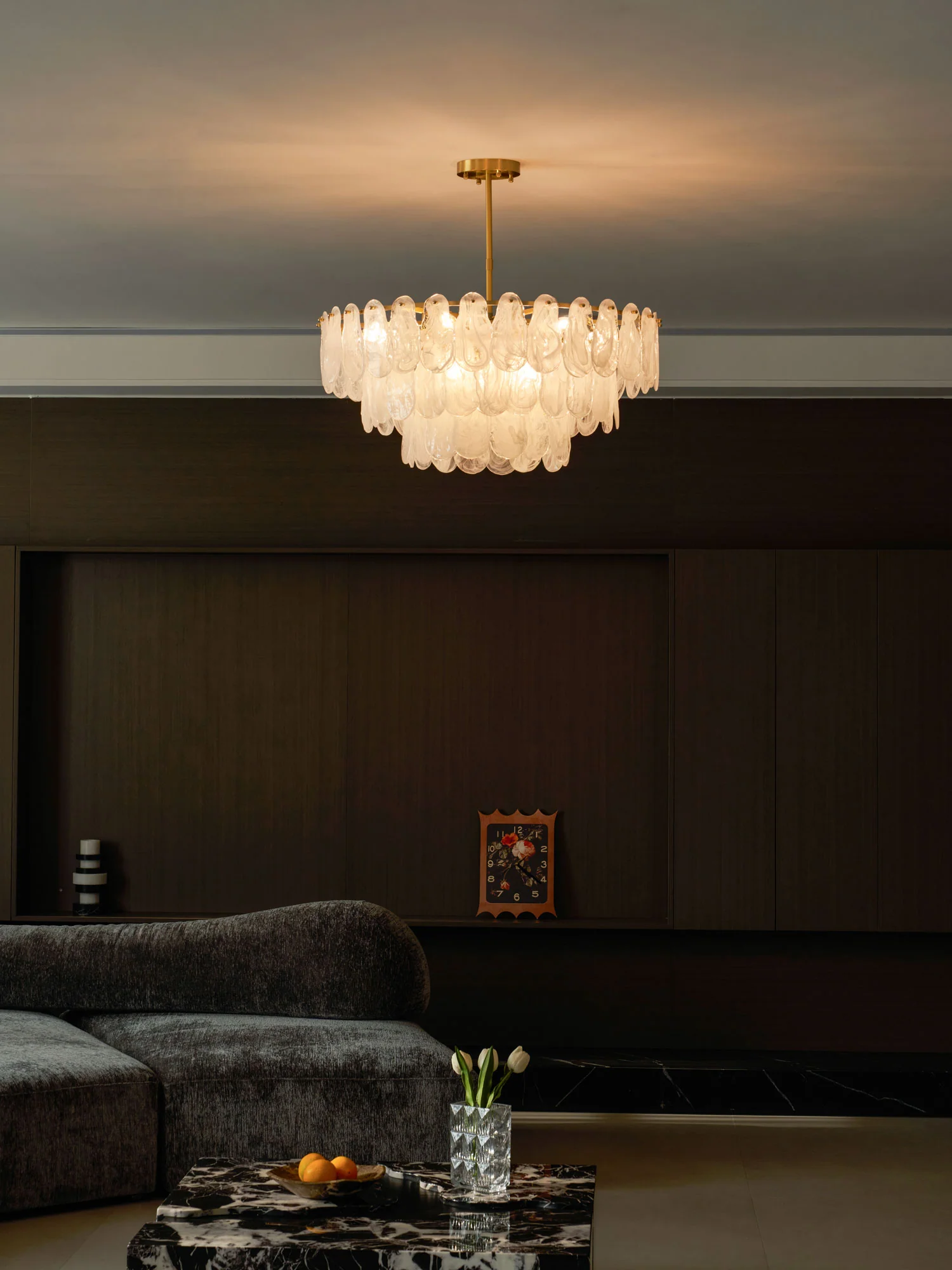 Round Cloud Glass Chandelier - Image 55