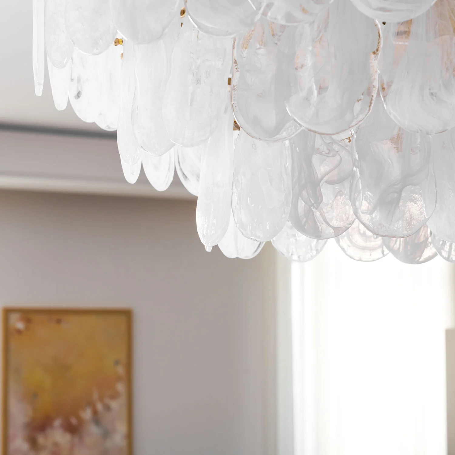 Round Cloud Glass Chandelier - Image 59