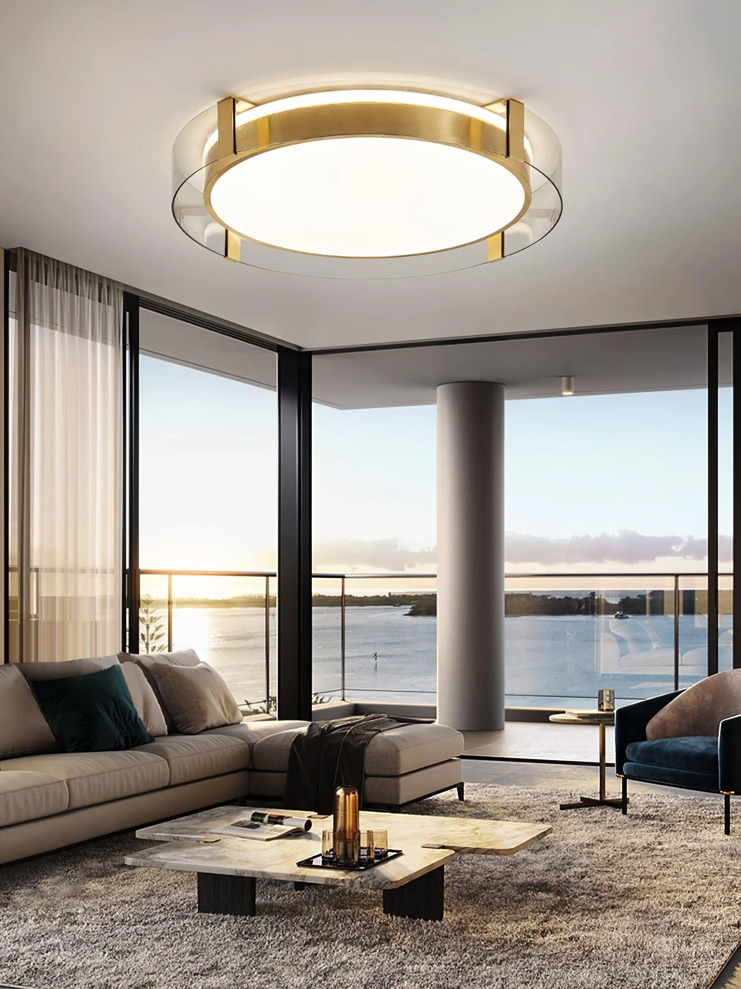 Round Low Profile Ceiling Light - Image 26
