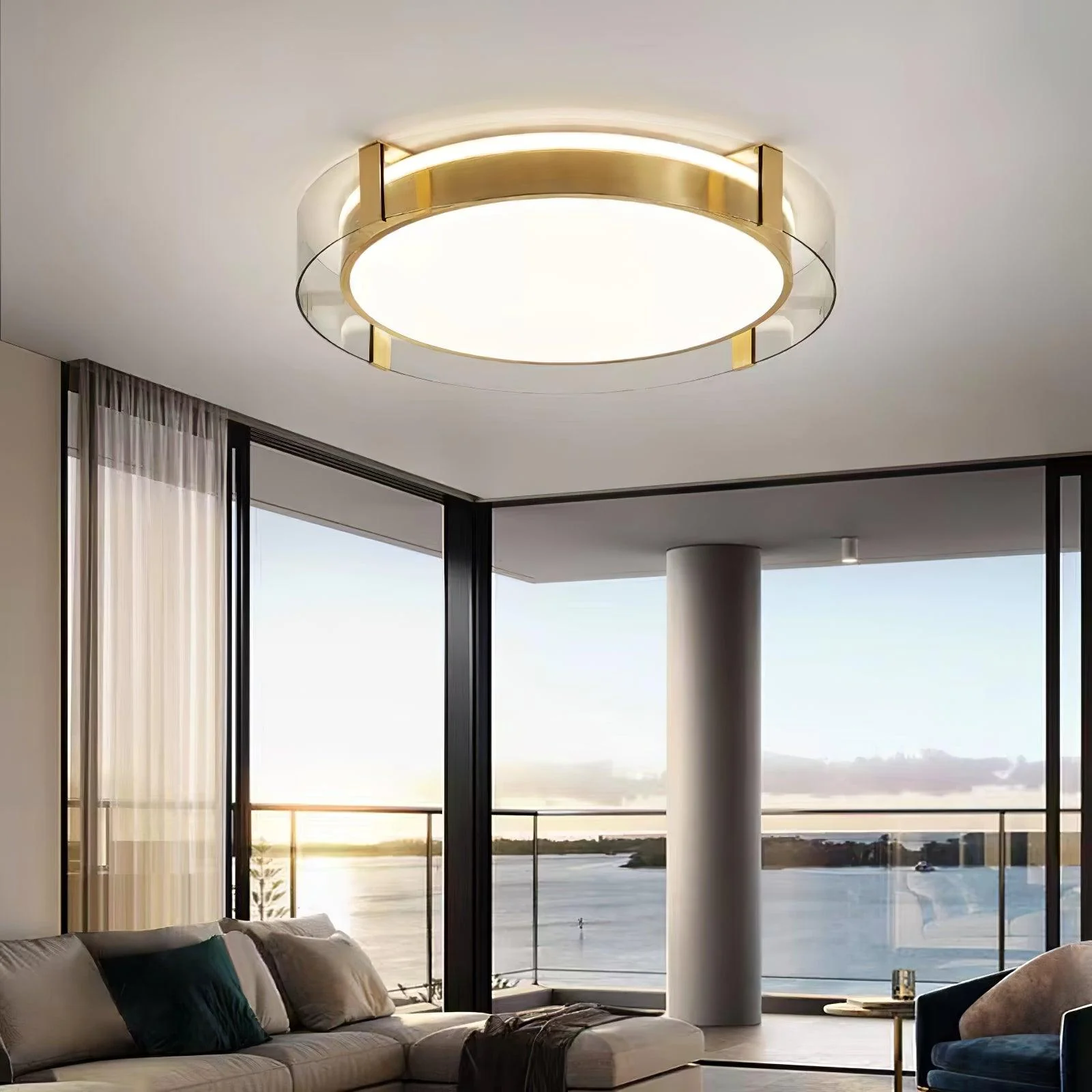 Round Low Profile Ceiling Light - Image 9