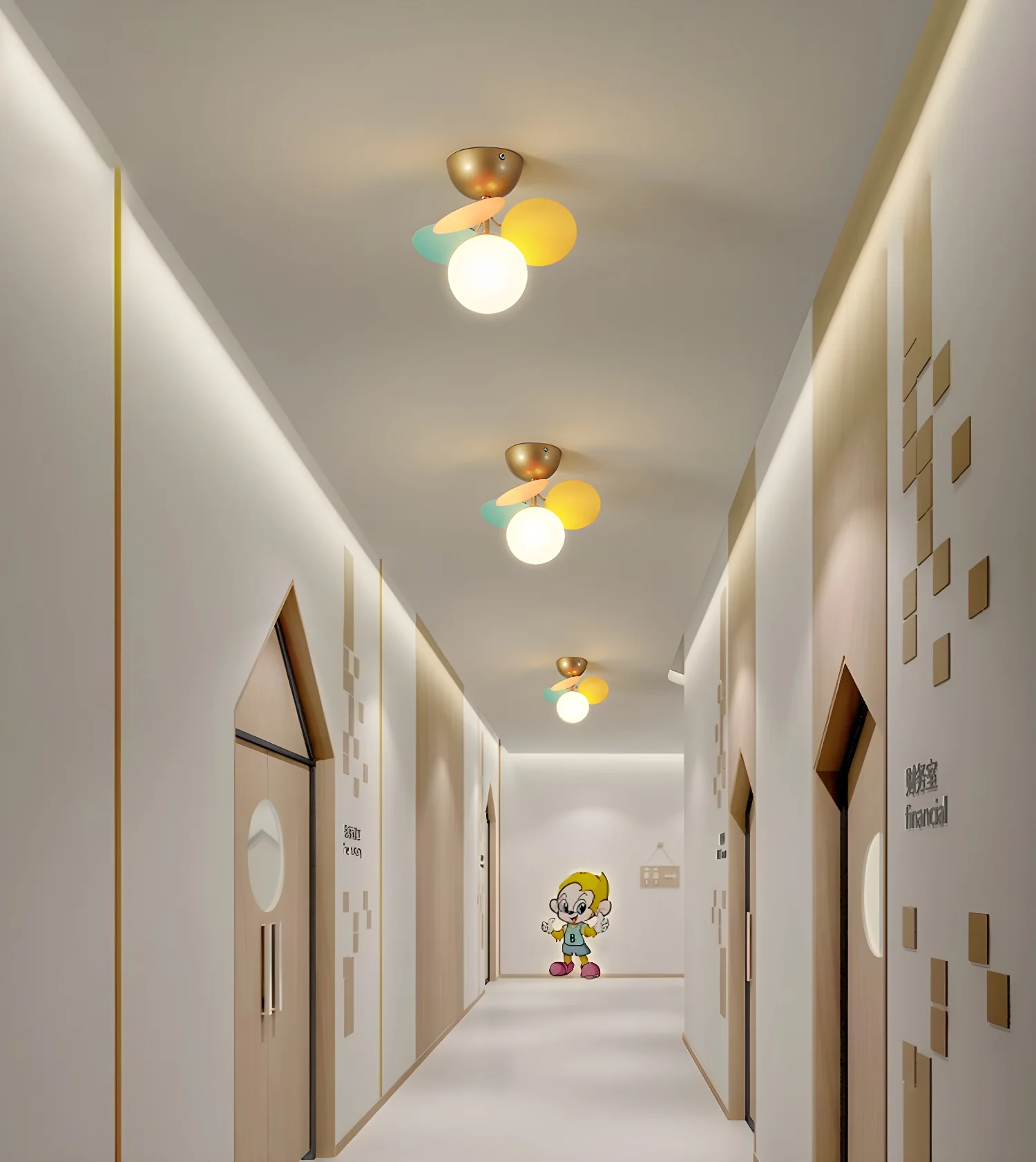 Round Macaron Ceiling Lamp - Image 14