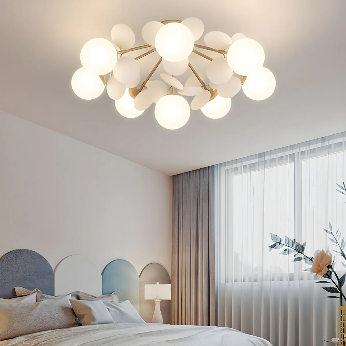 Round Macaron Ceiling Lamp - Image 31
