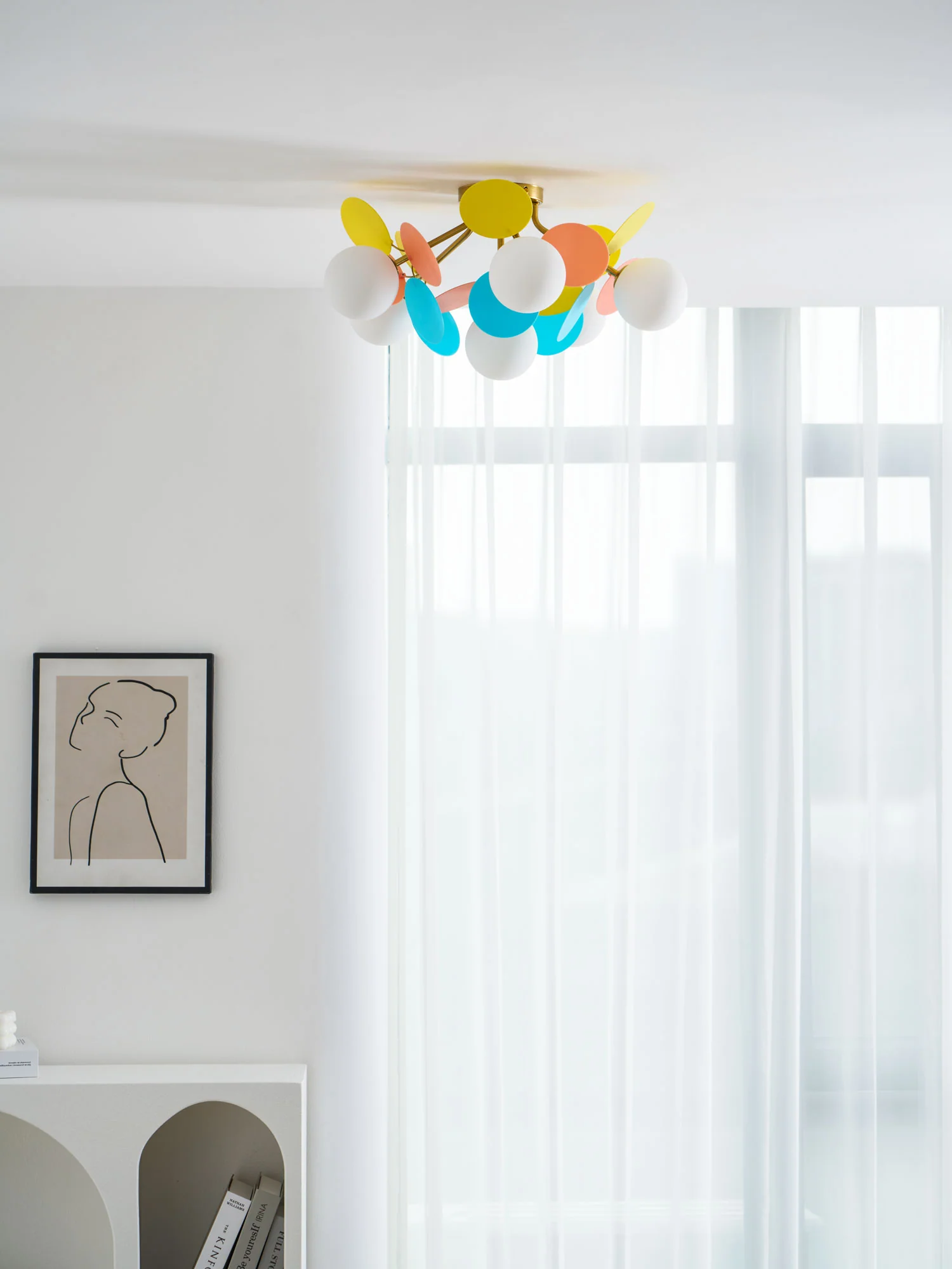 Round Macaron Ceiling Lamp - Image 38