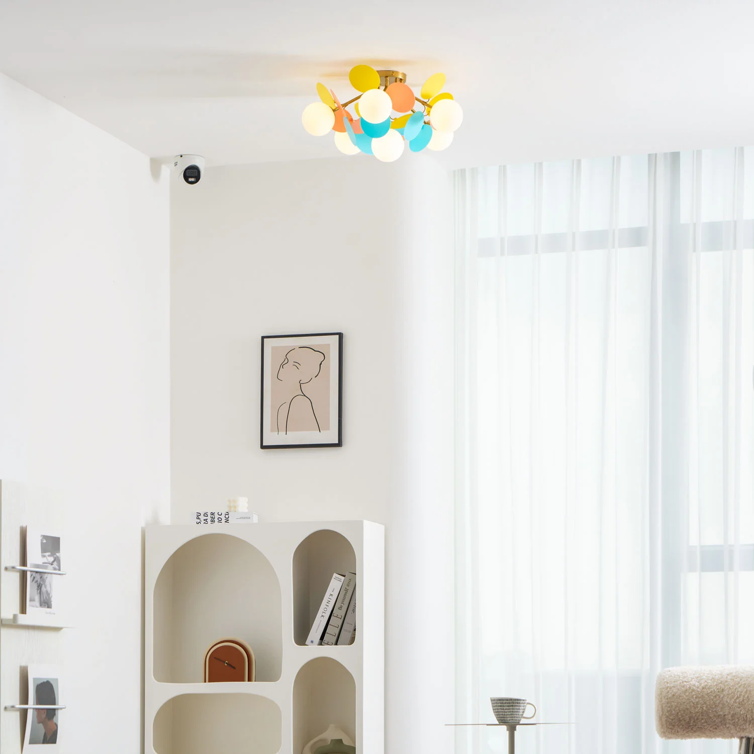 Round Macaron Ceiling Lamp - Image 42