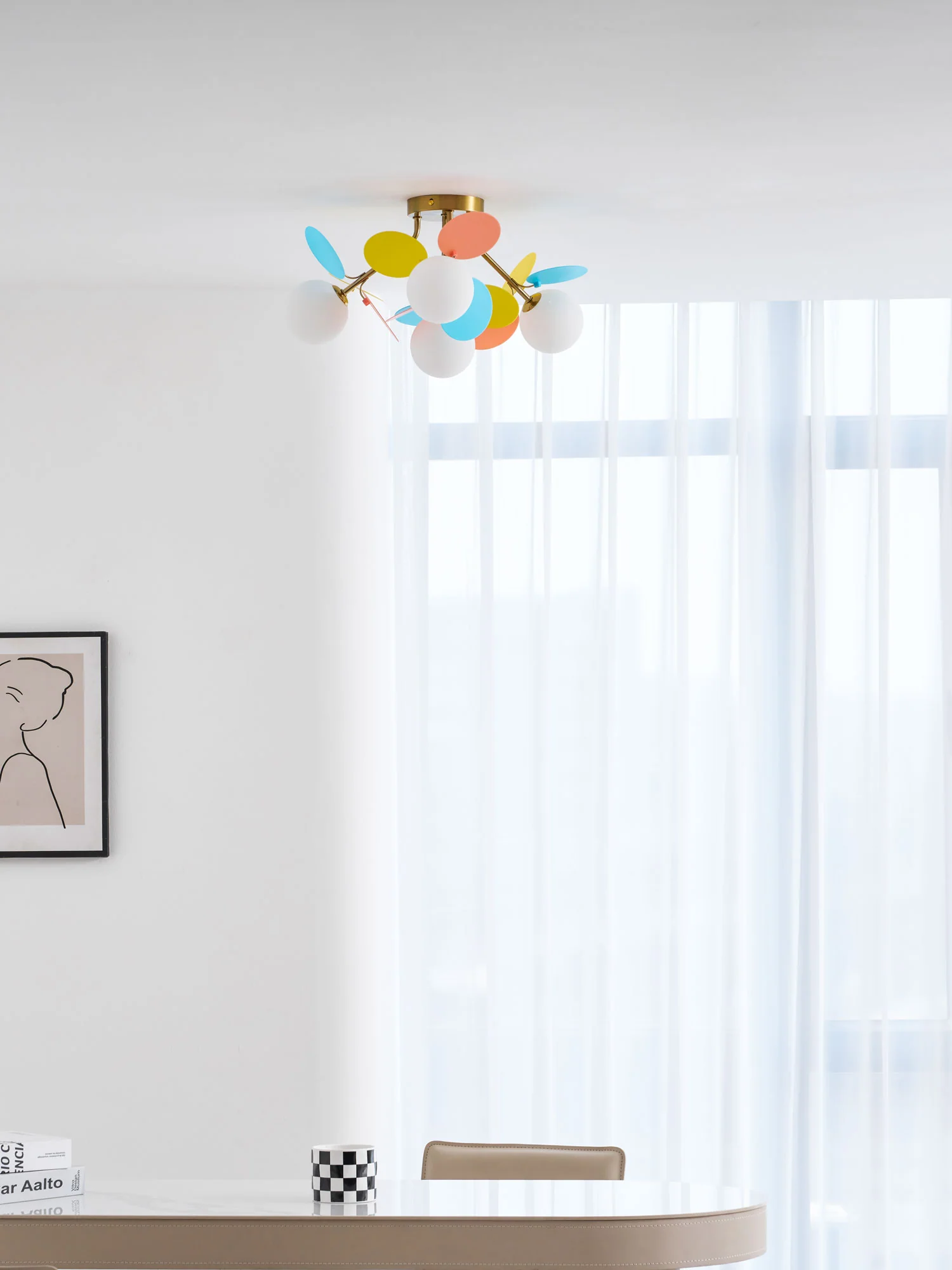 Round Macaron Ceiling Lamp - Image 54