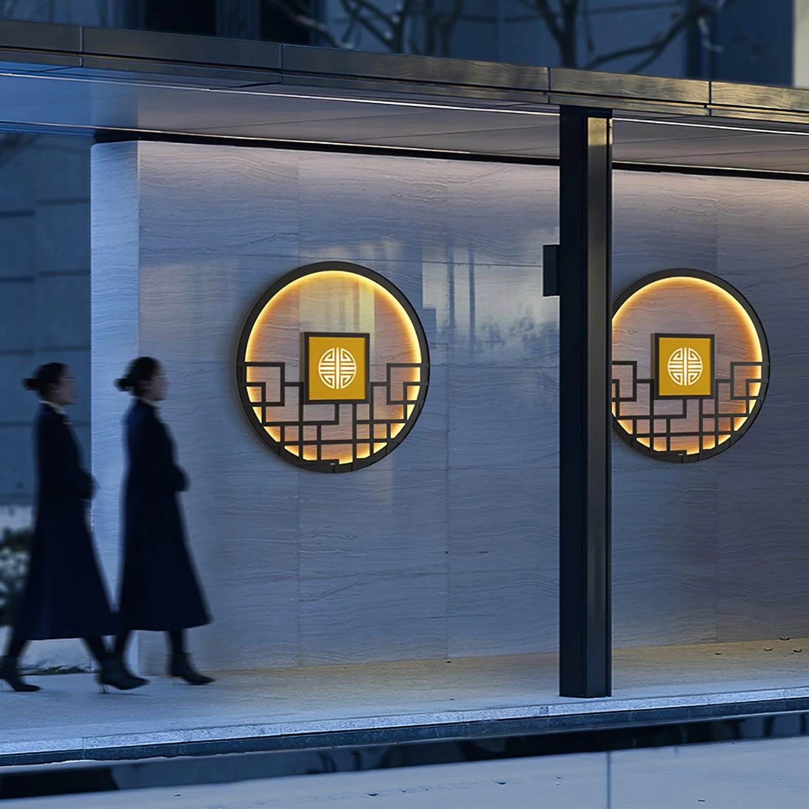 Round Outdoor Wall Light - Image 15