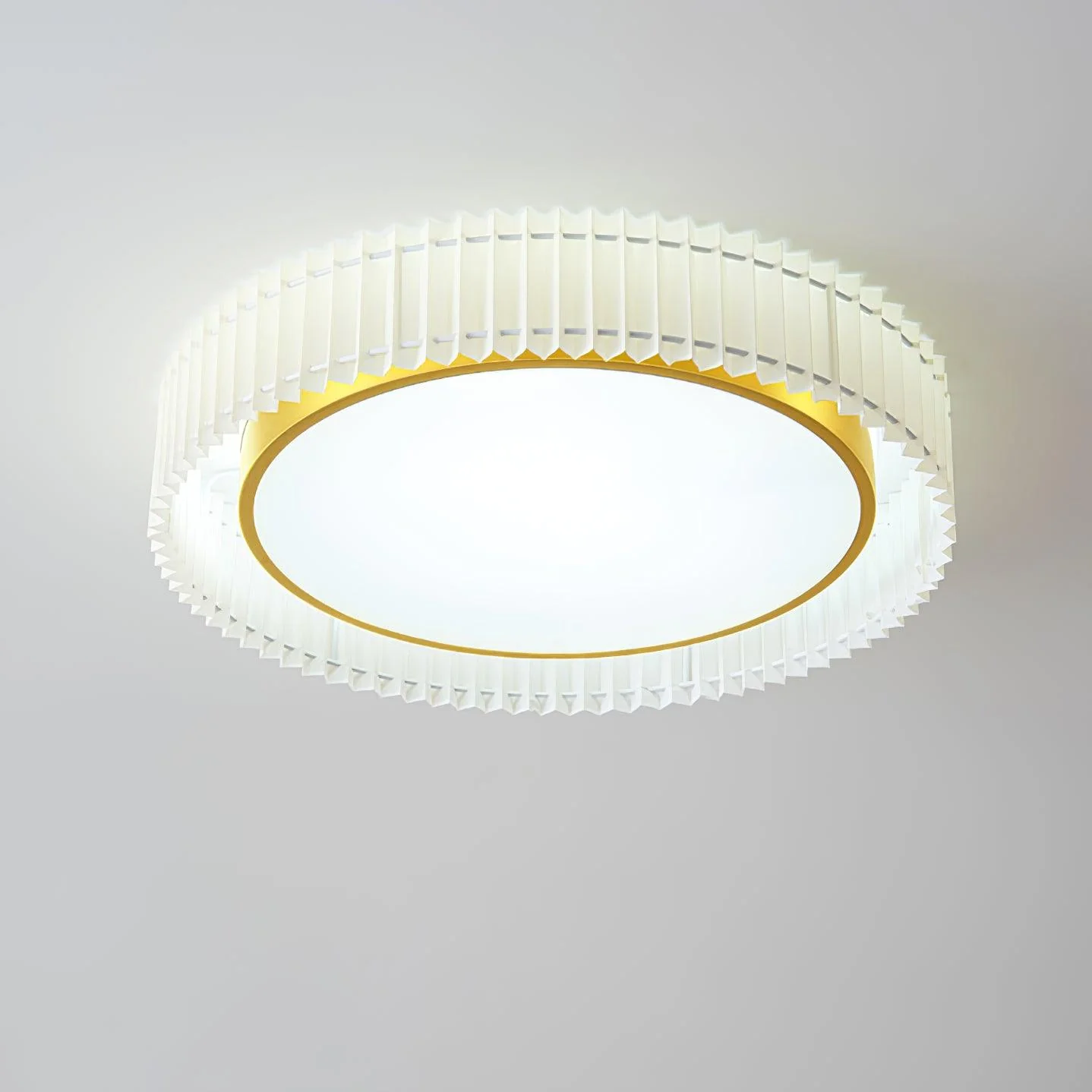 Round Pleated Ceiling Lamp - Image 12