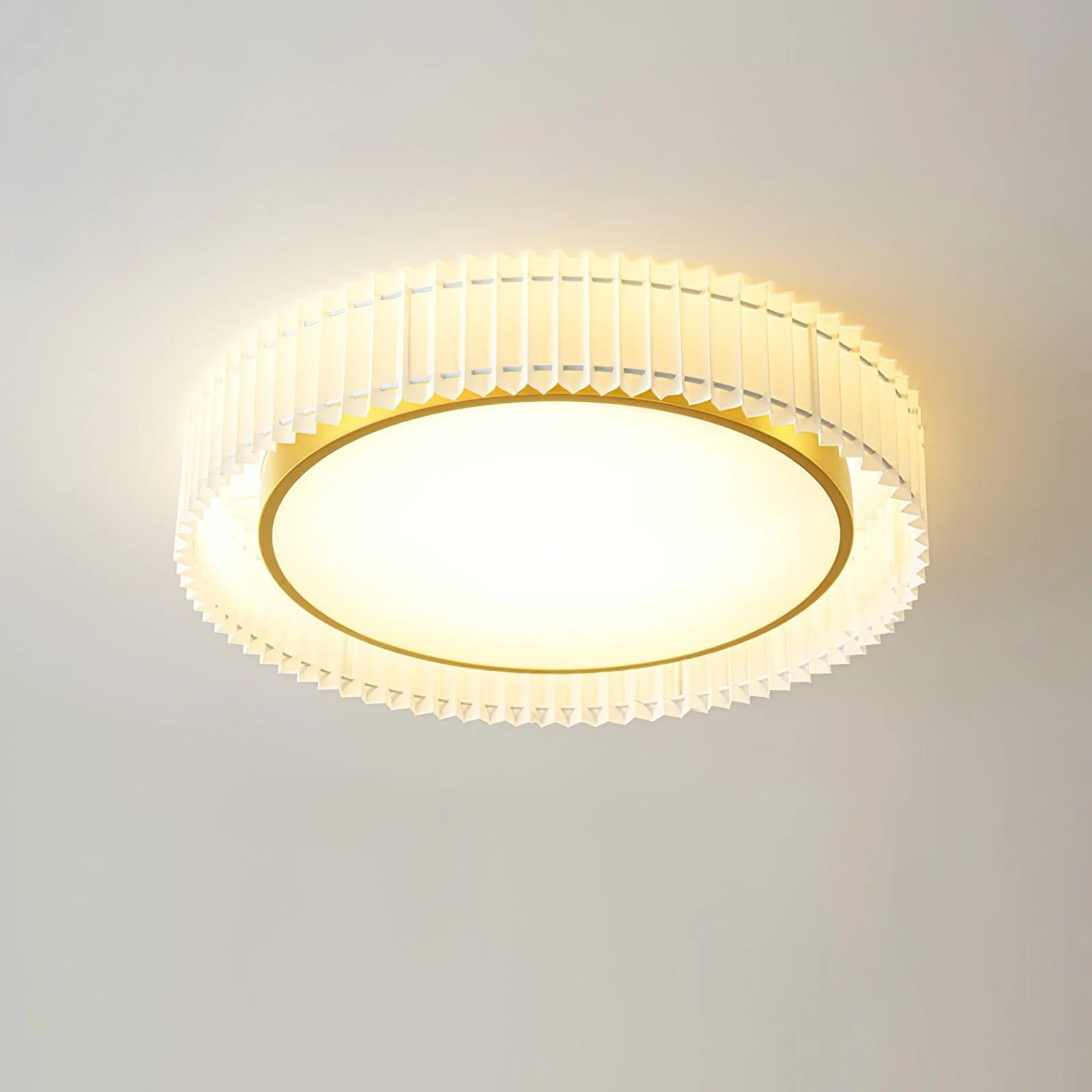Round Pleated Ceiling Lamp - Image 20