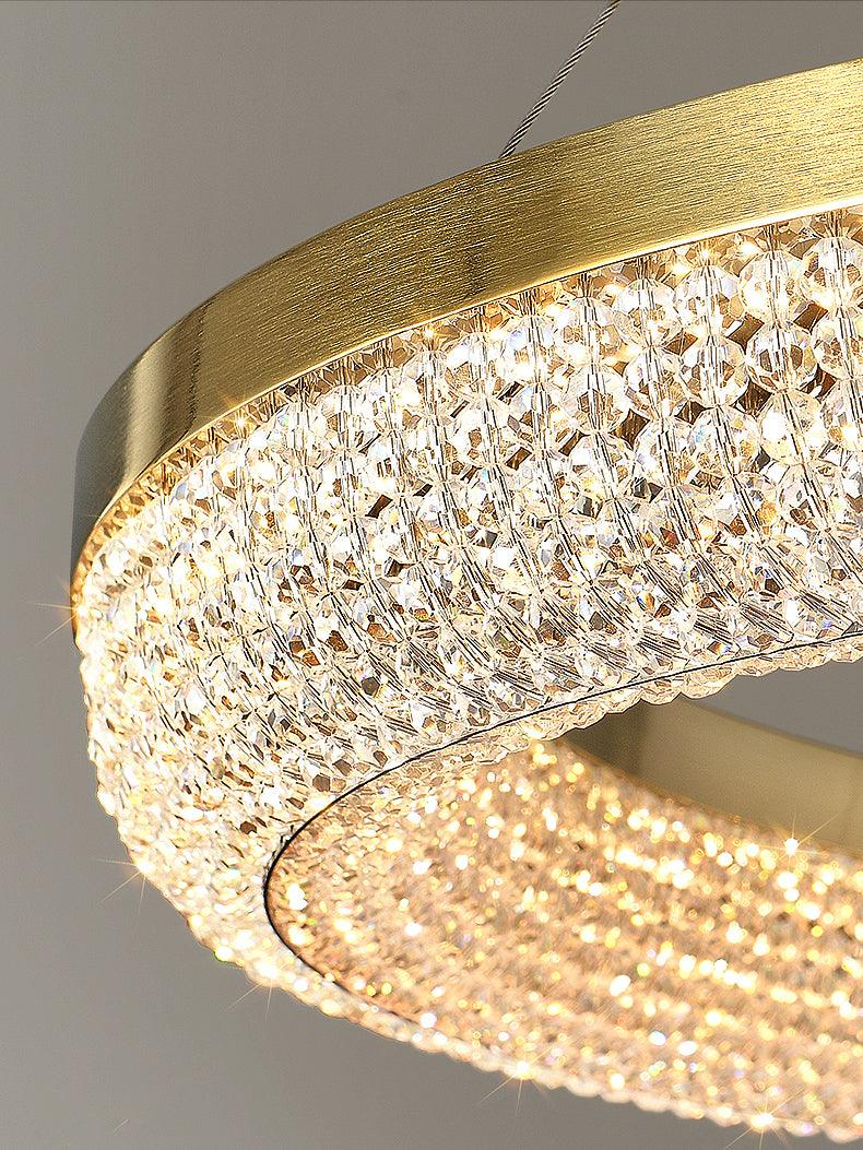 Round Ring Crystal Chandeliers - Image 17
