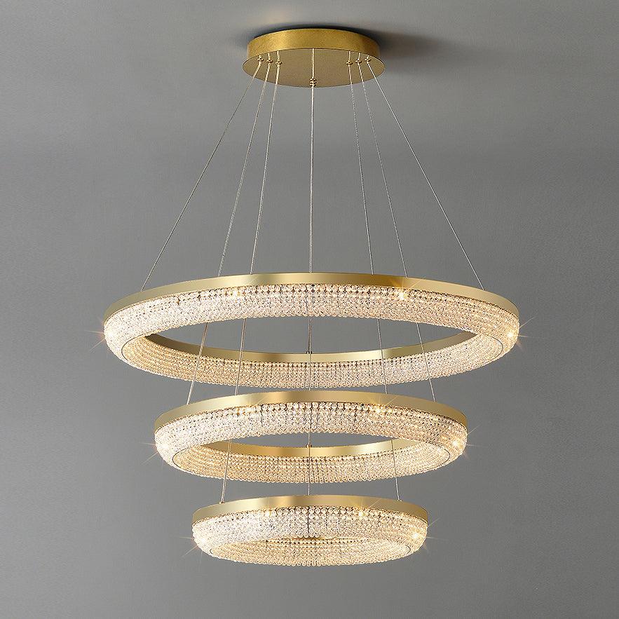 Round Ring Crystal Chandeliers - Image 22
