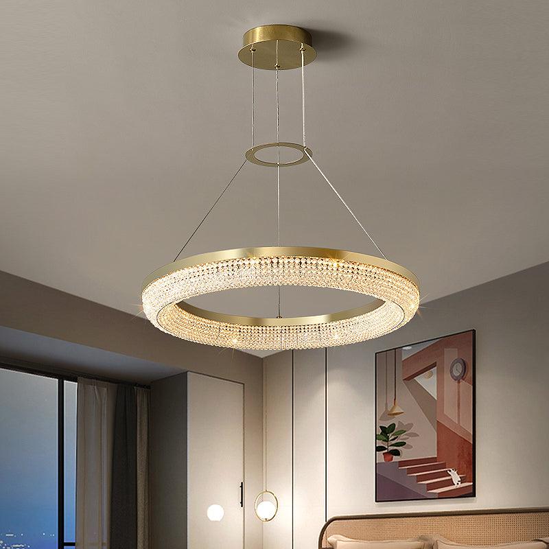 Round Ring Crystal Chandeliers - Image 4