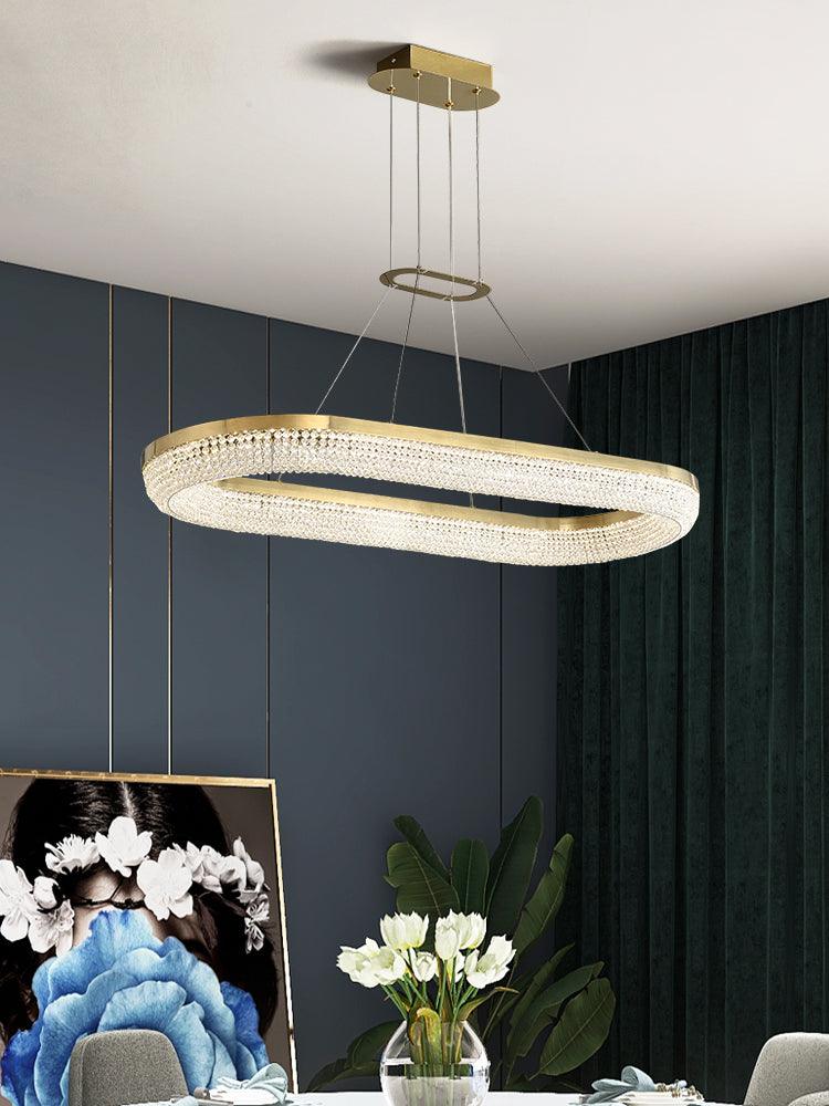 Round Ring Crystal Chandeliers - Image 5