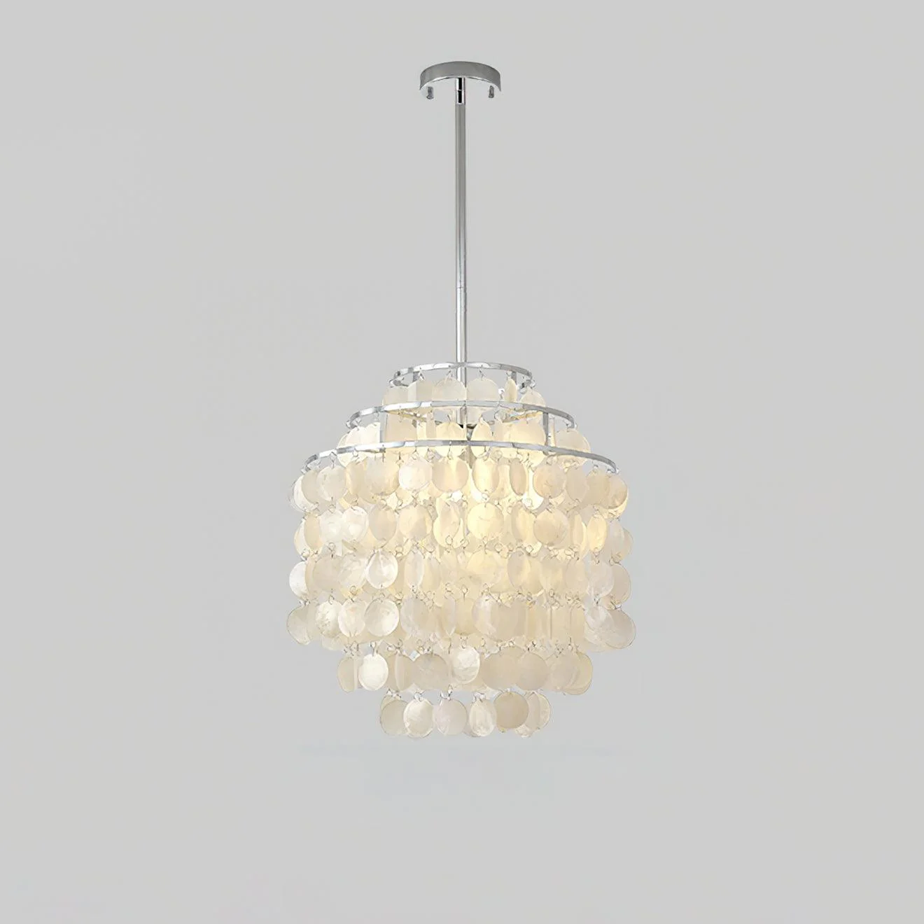 Round Shell Chandelier B - Image 24