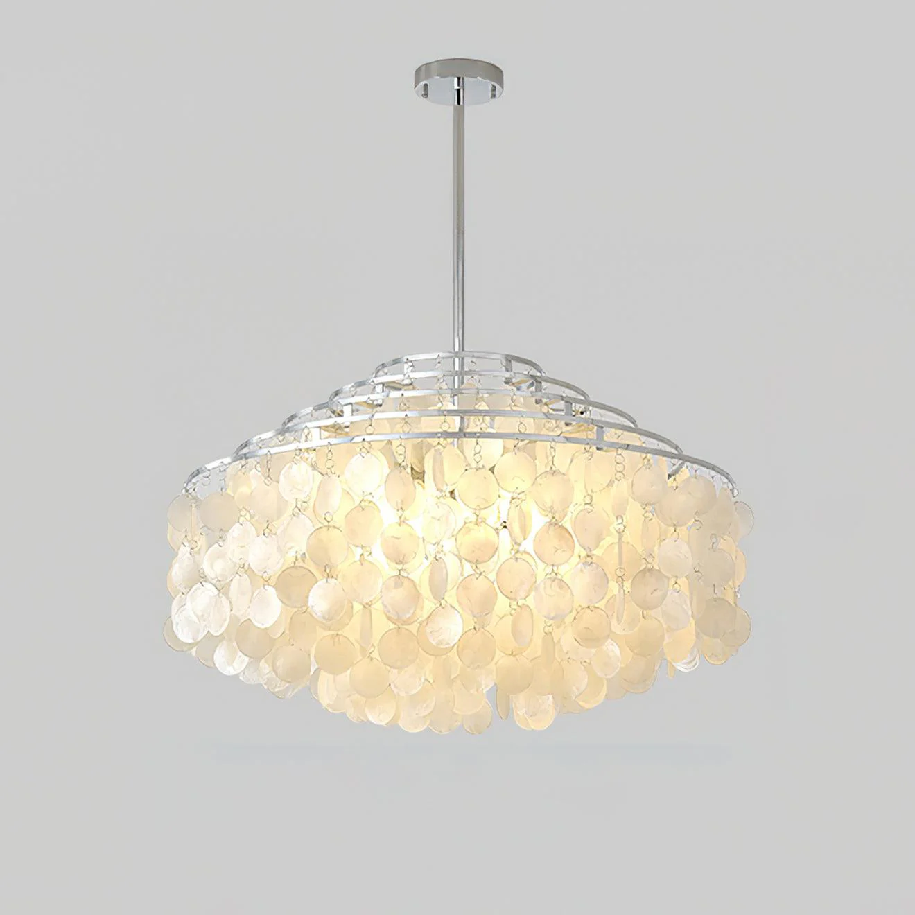 Round Shell Chandelier B - Image 28