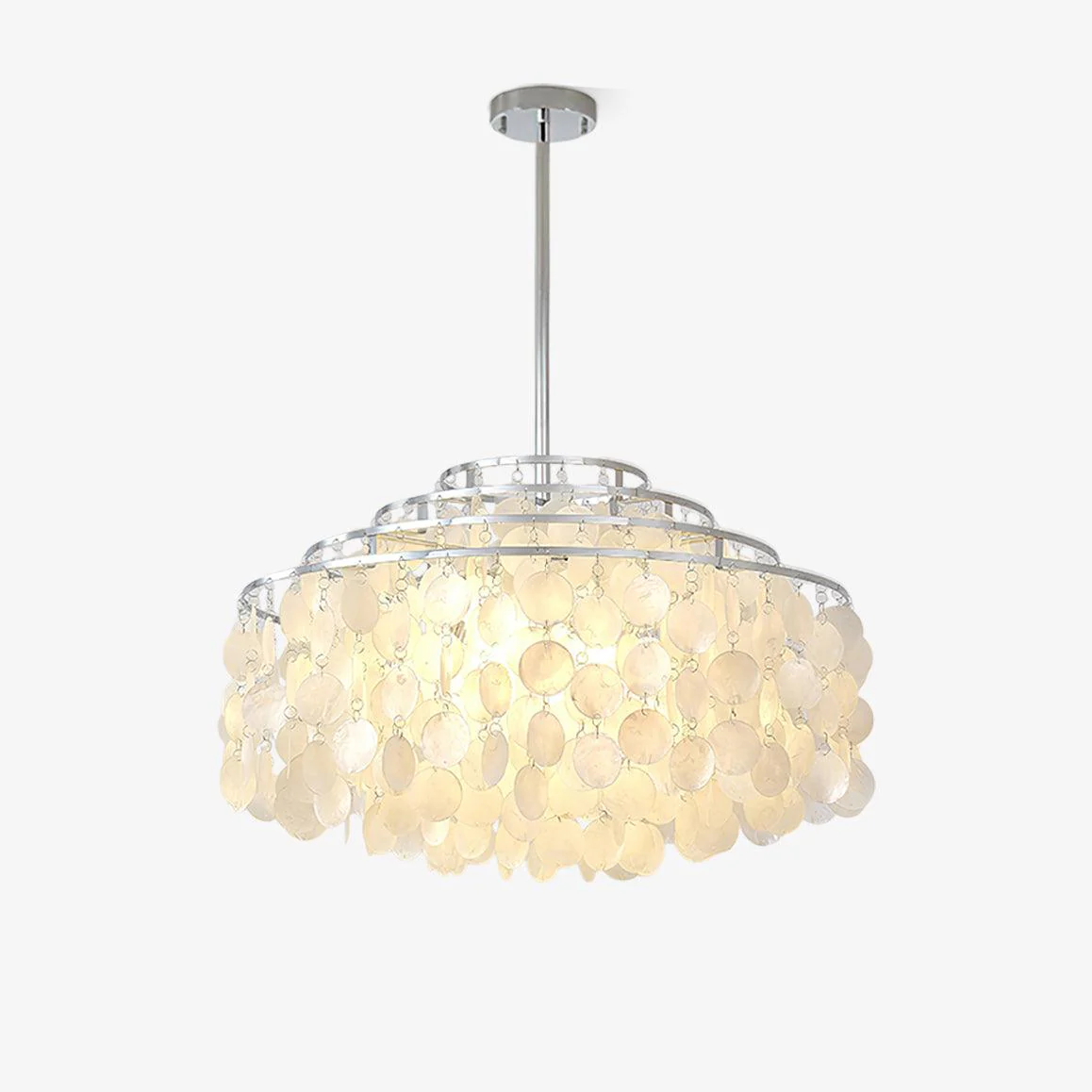 Round Shell Chandelier B - Image 30