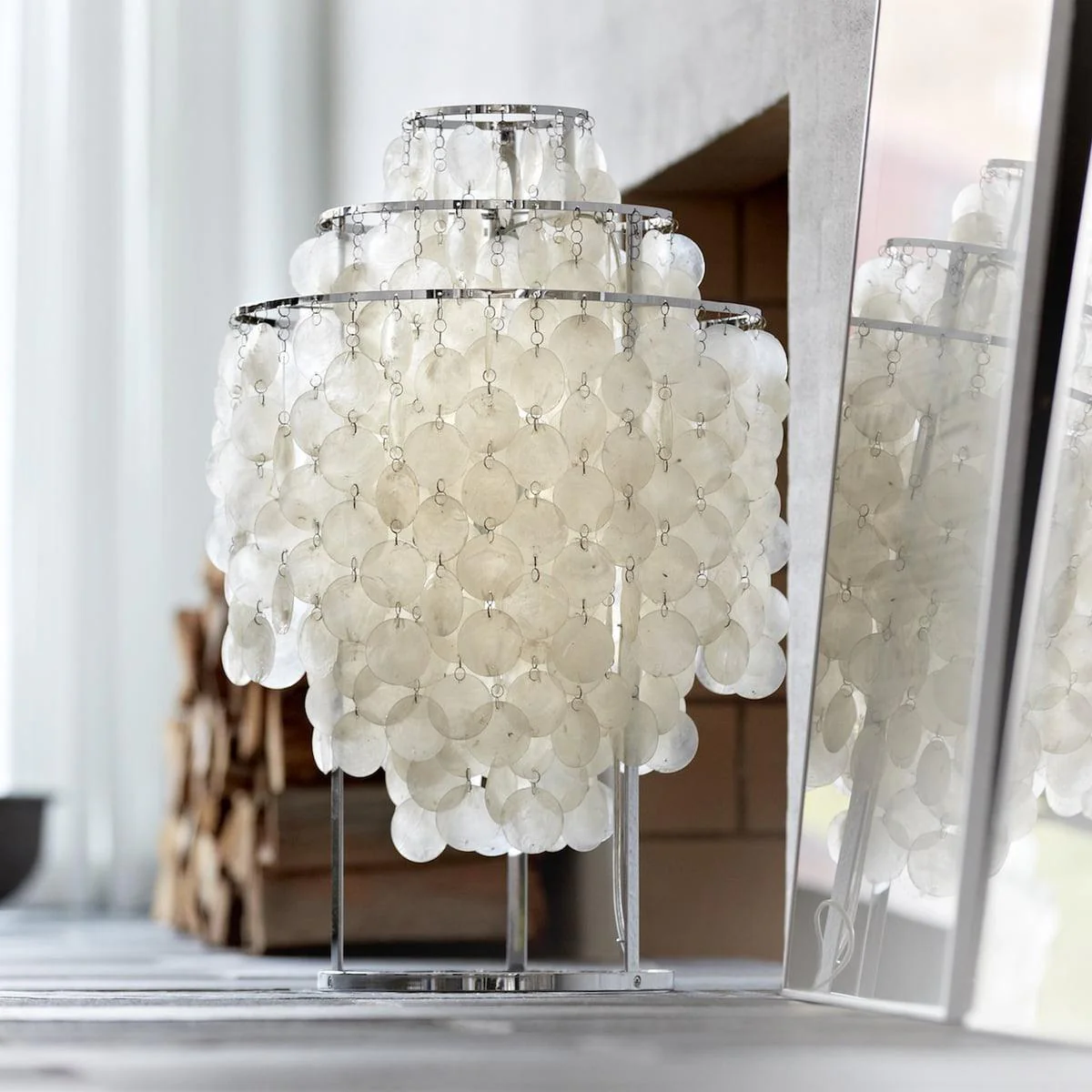 Round Shell Table Lamp - Image 10