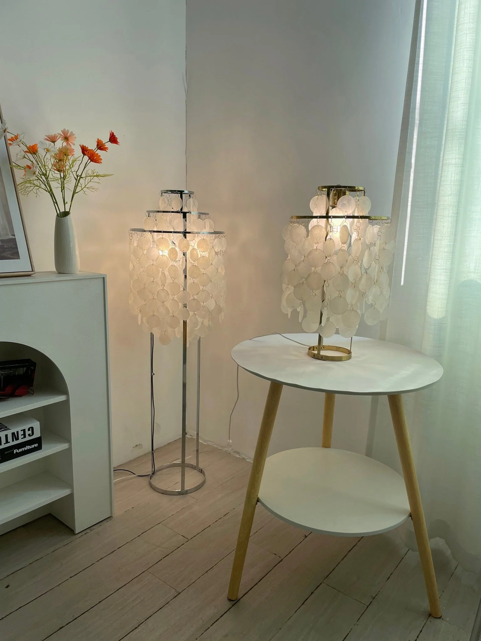 Round Shell Table Lamp - Image 34