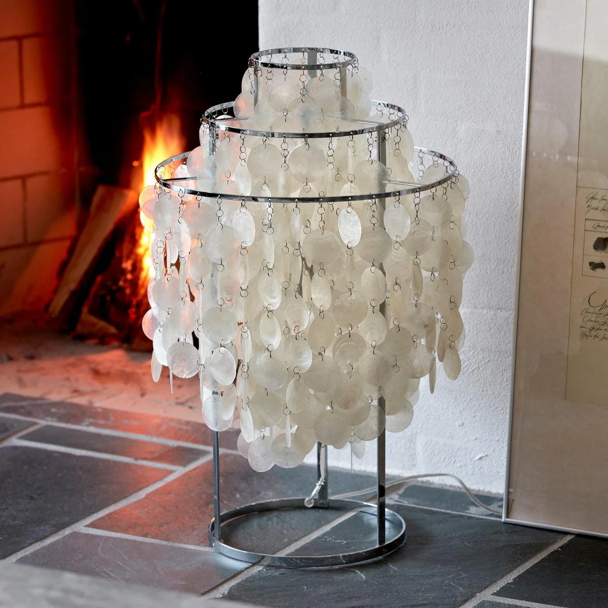 Round Shell Table Lamp - Image 9