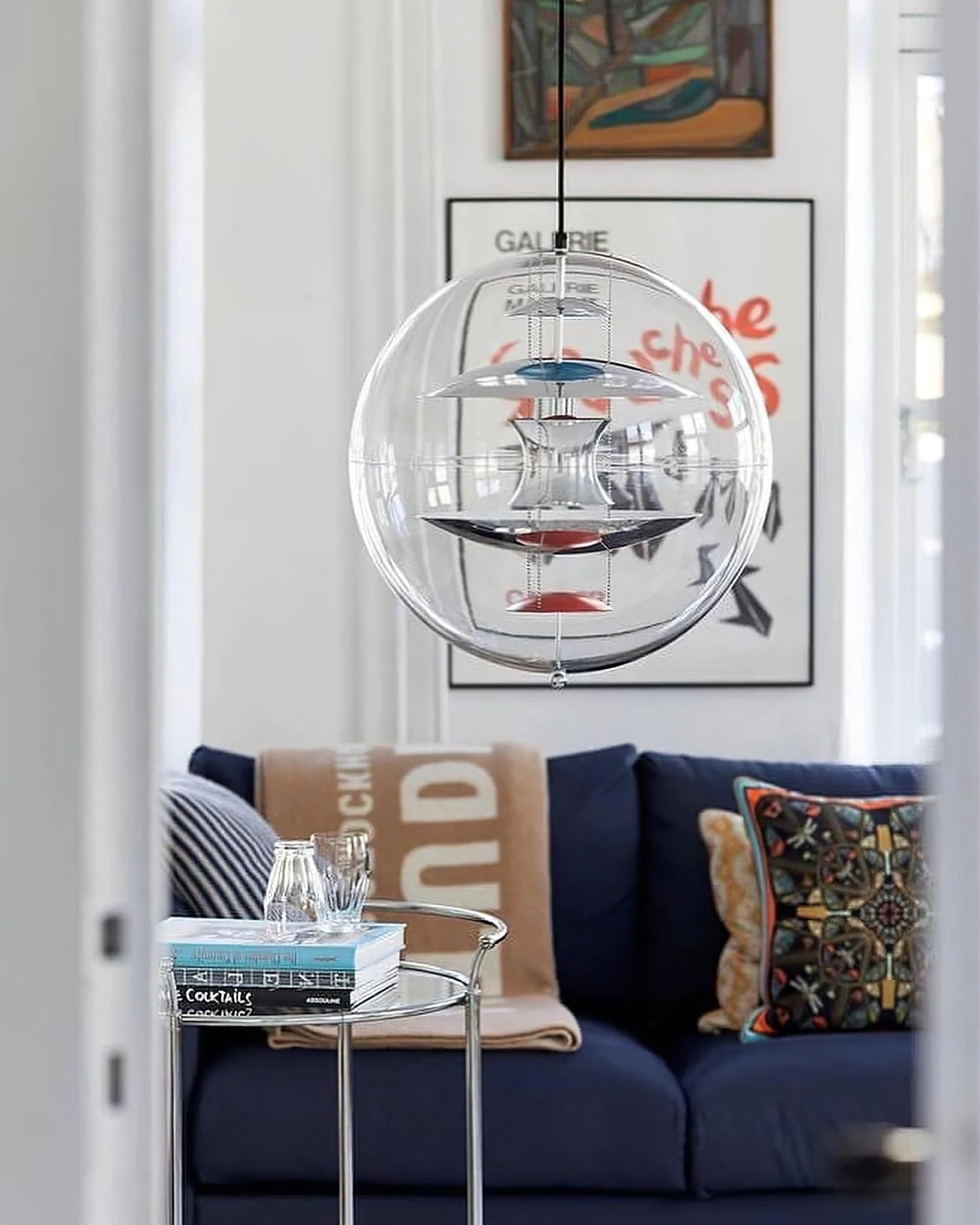 Round Sphere Pendant Lamp - Image 3