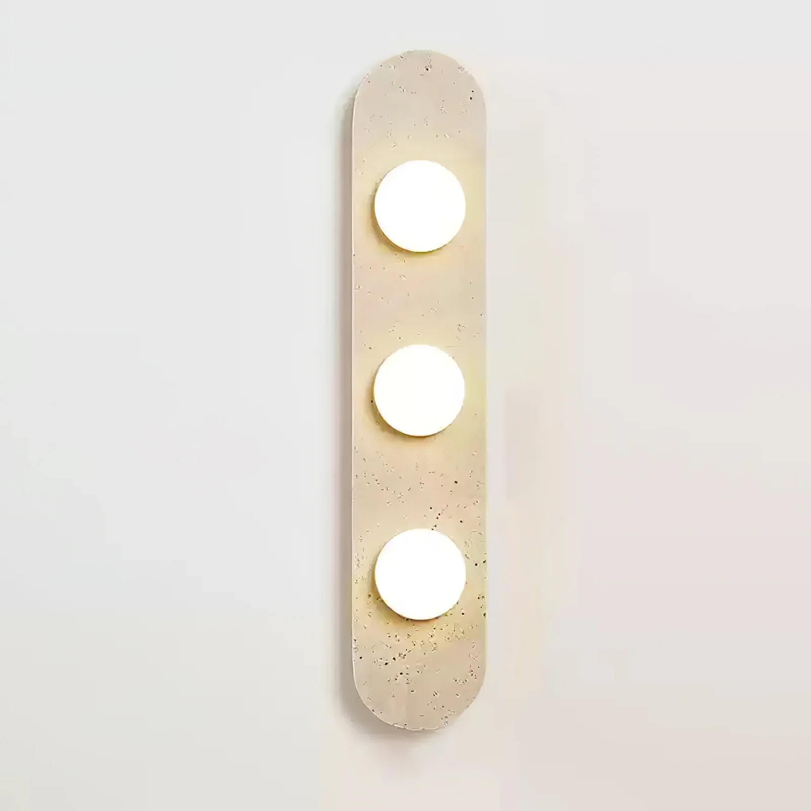 Rounded Travertine Wall Sconce - Image 14
