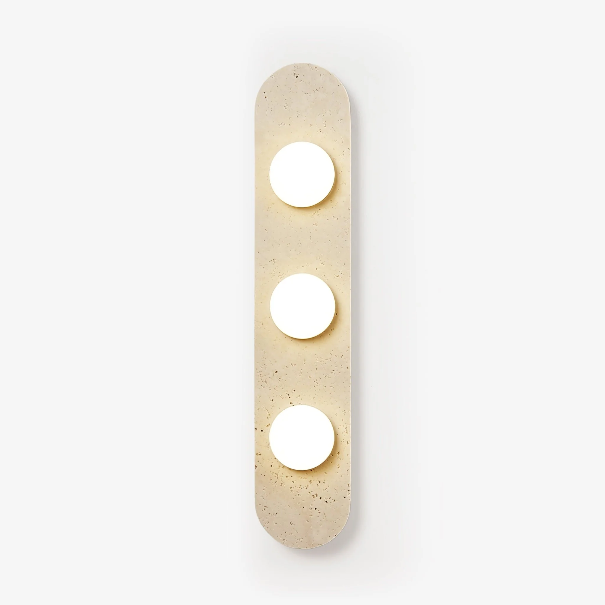 Rounded Travertine Wall Sconce - Image 20