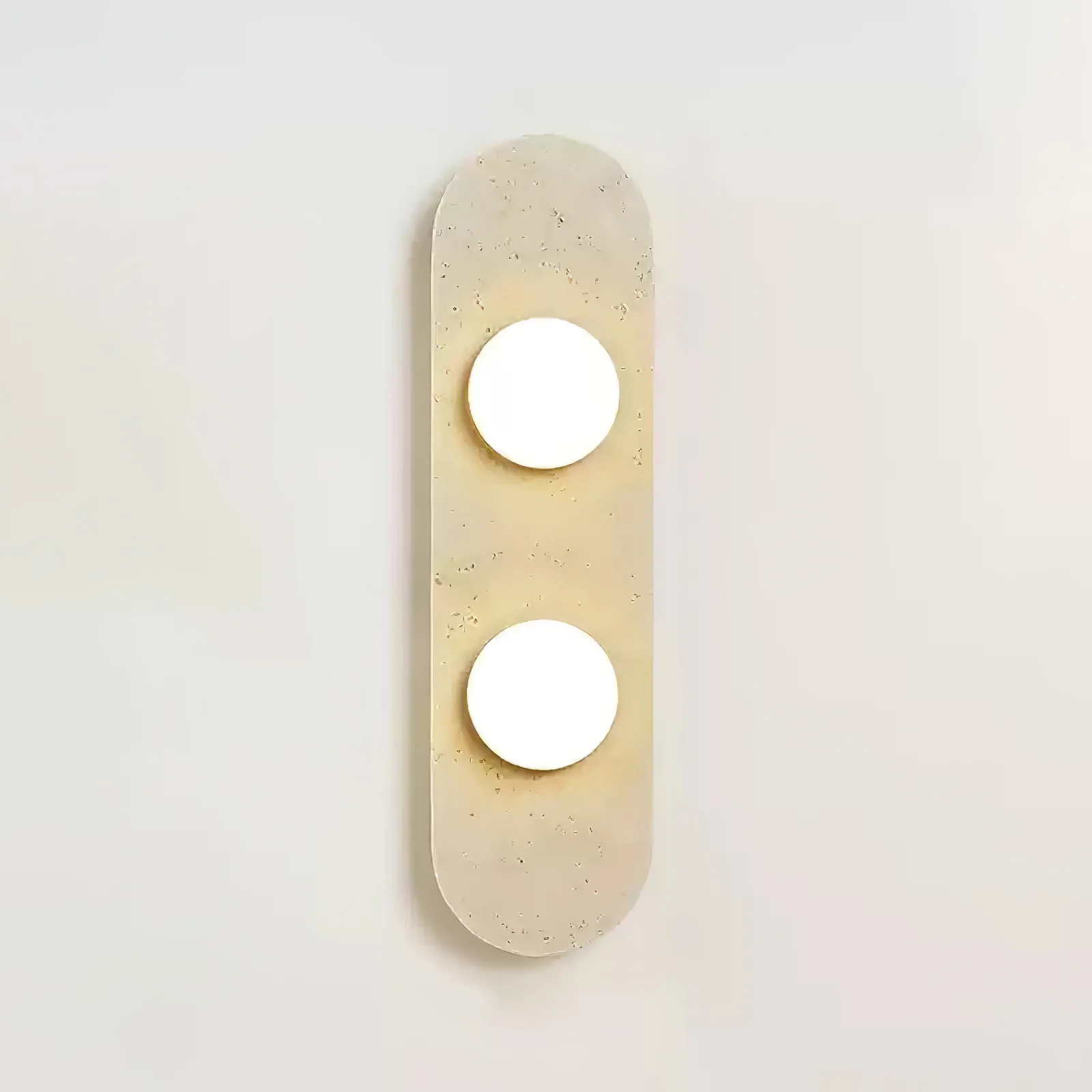 Rounded Travertine Wall Sconce - Image 21