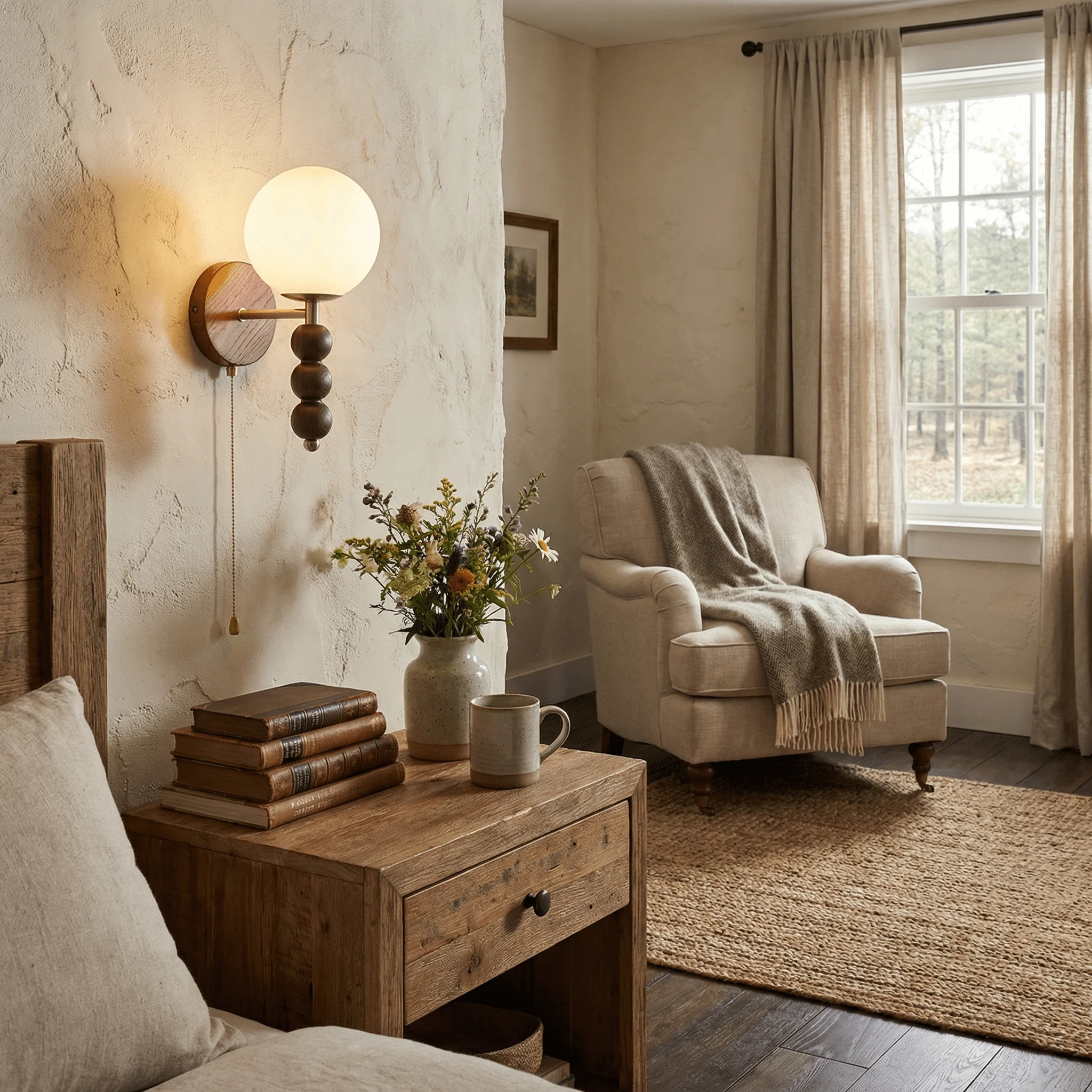 Rowan Bead Wall Sconce - Image 3