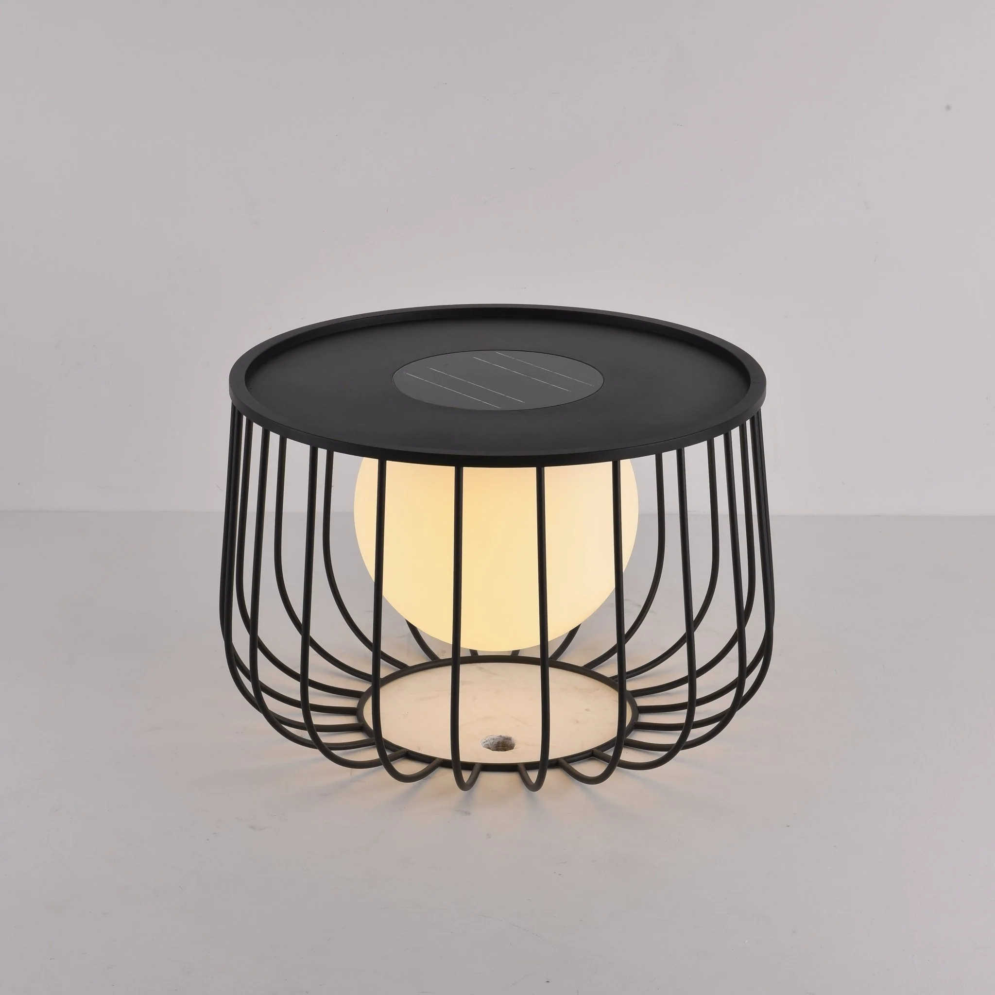 Rowan Cage Solar Lantern Outdoor Lamp - Image 14