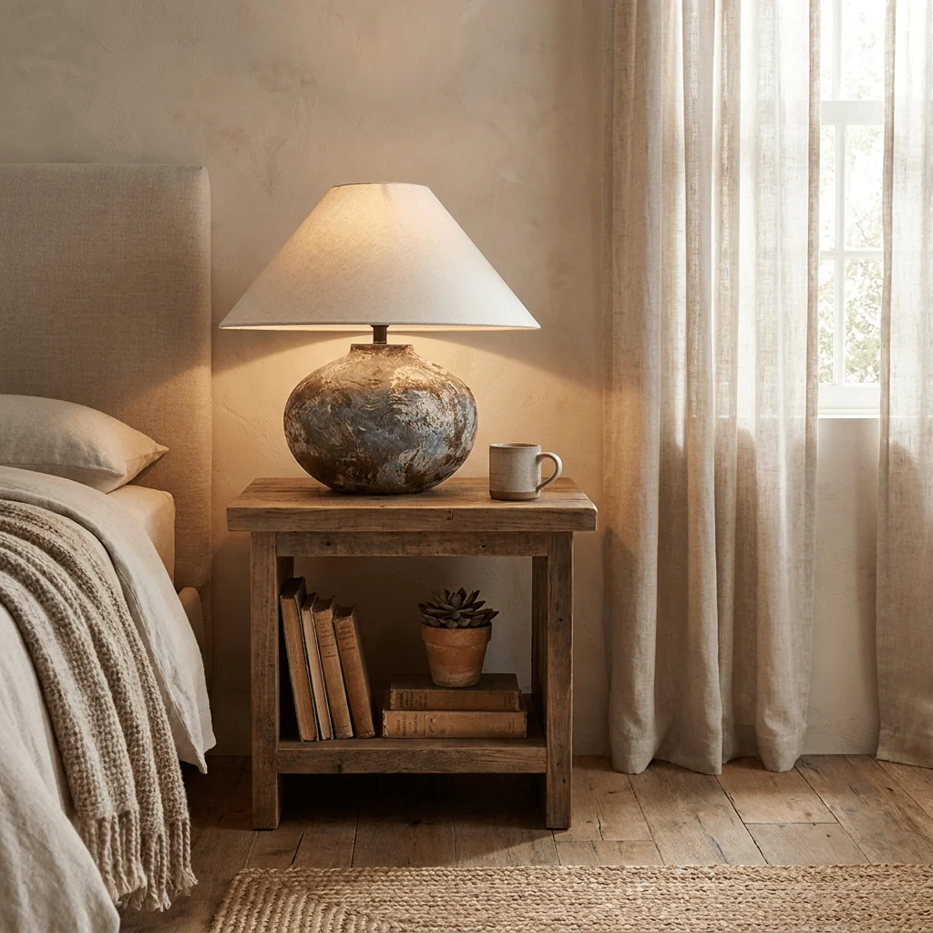 Ruggine Distressed Ceramic Table Lamp - Image 2