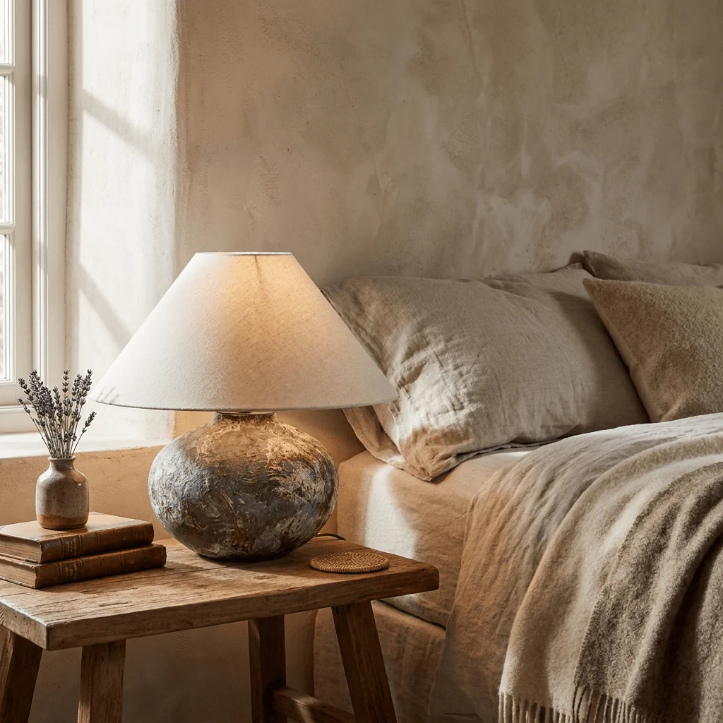 Ruggine Distressed Ceramic Table Lamp - Image 5