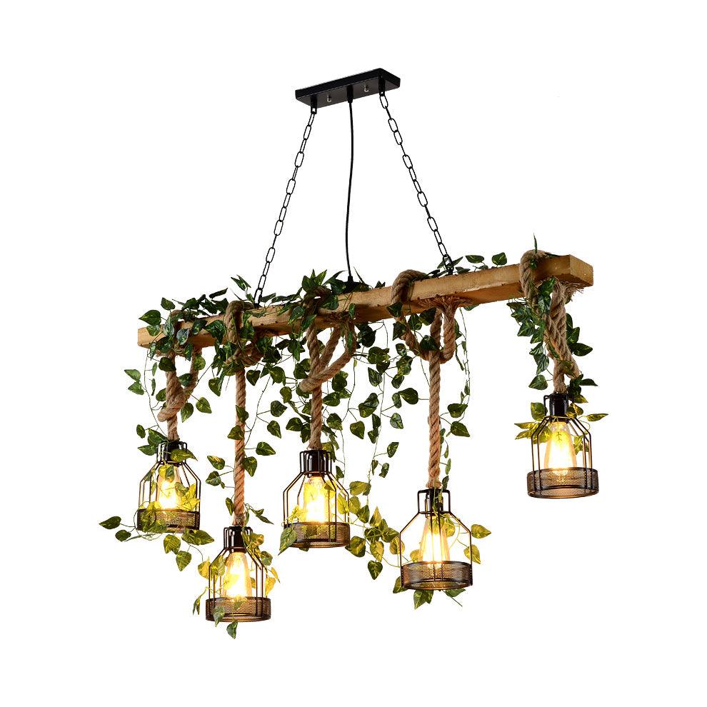 Rustic Wooden Chandelier - Image 21