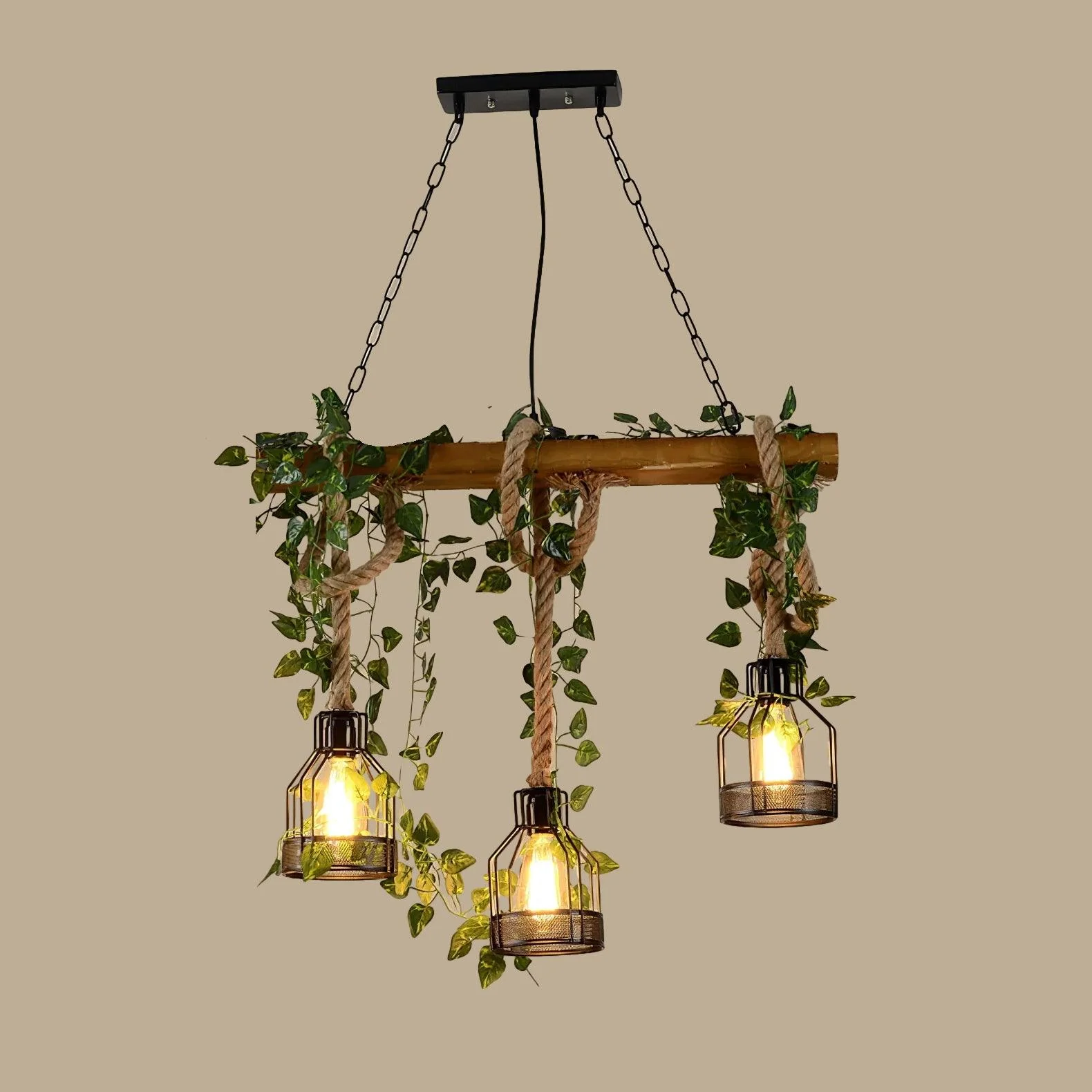 Rustic Wooden Chandelier - Image 30