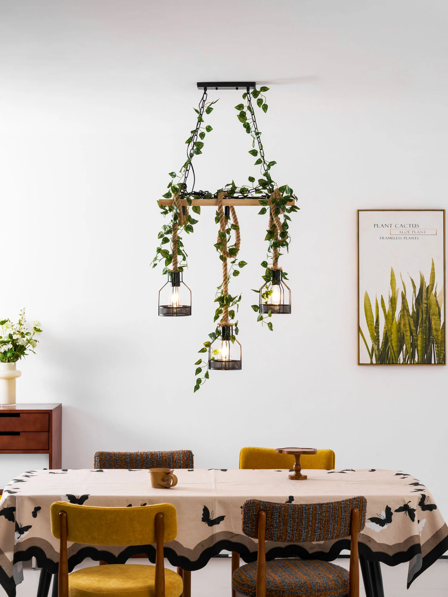 Rustic Wooden Chandelier - Image 45