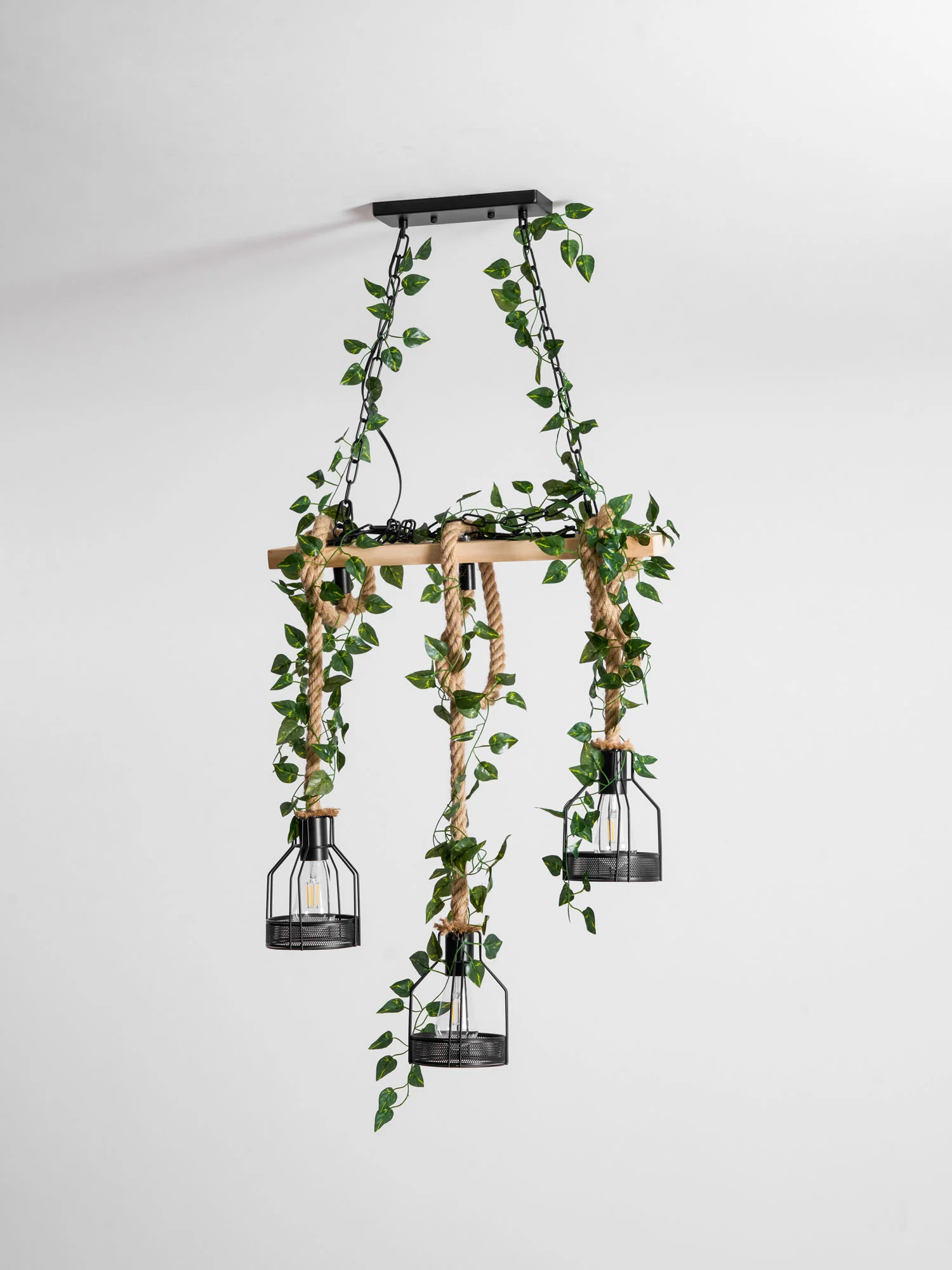 Rustic Wooden Chandelier - Image 55